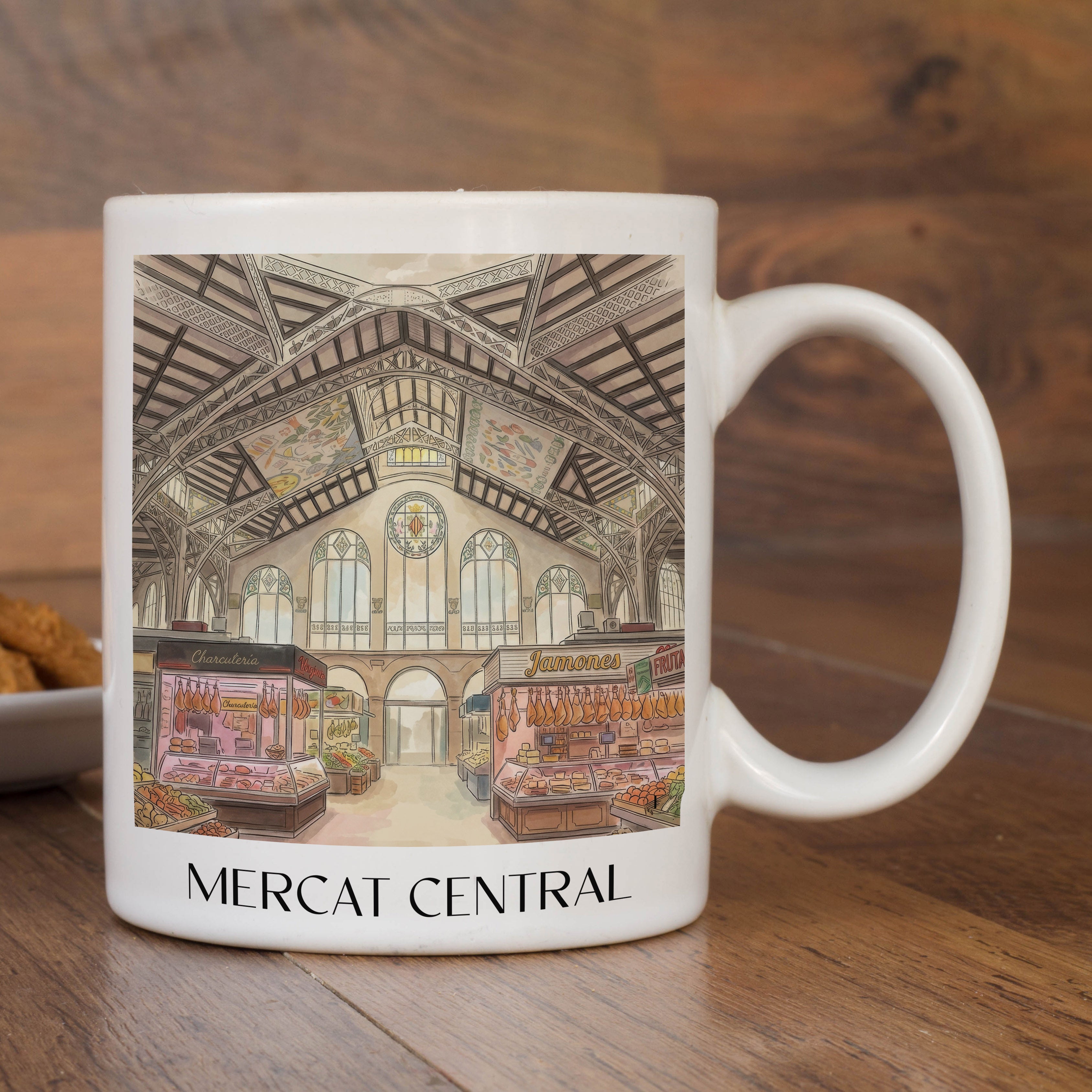 mercat-central-valencia-spanien-kaffeebecher-aquarell