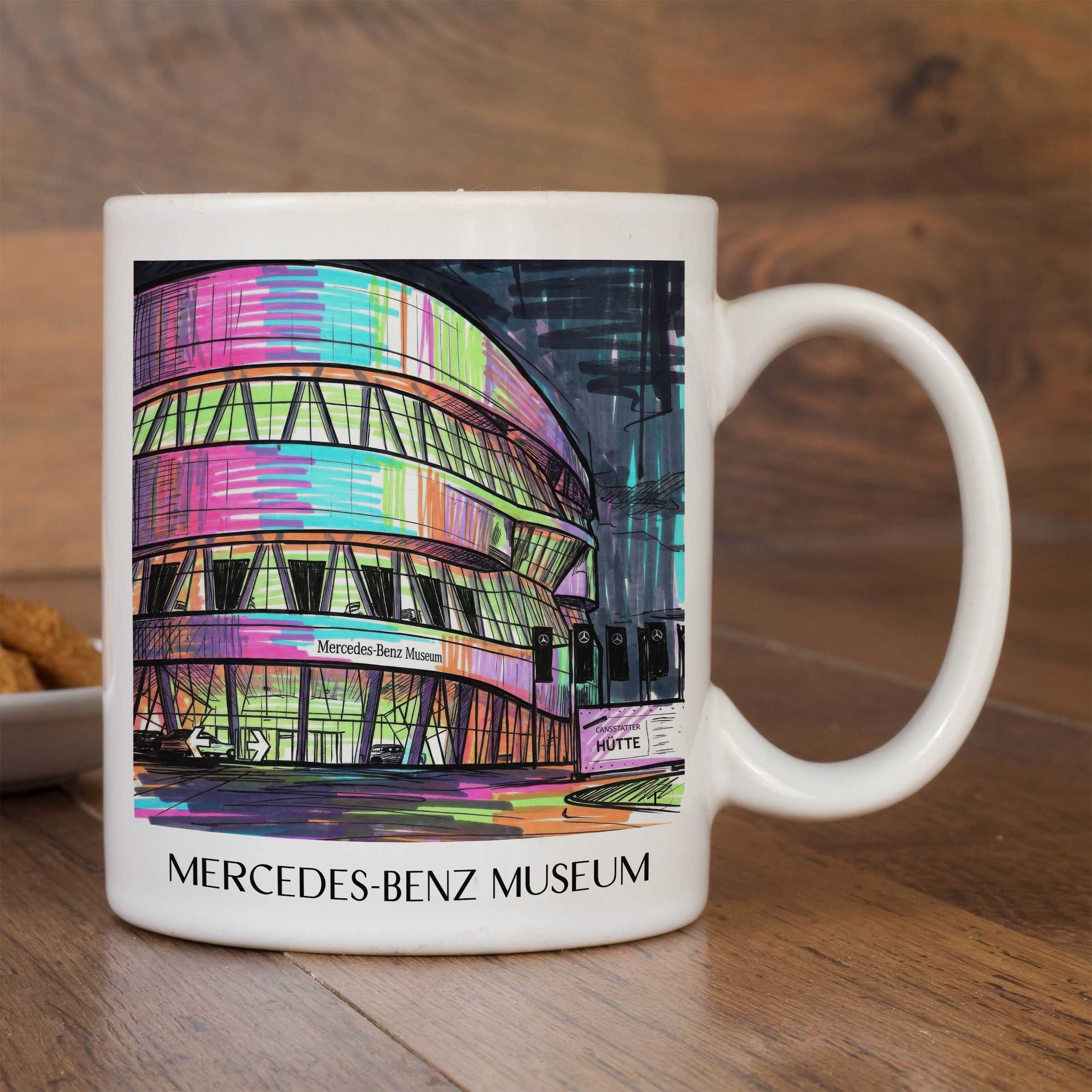 mercedes-benz-museum-stuttgart-deutschland-kaffeebecher-graffiti