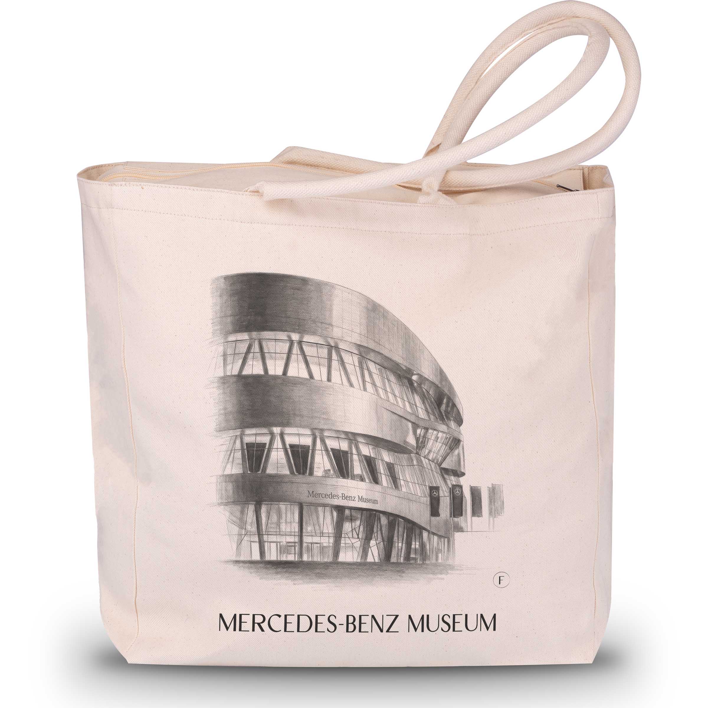 Mercedes-Benz Museum Shopping Tasche - Stuttgart - Deutschland Tote Bag - Einkaufstasche im Zeichnung Stil