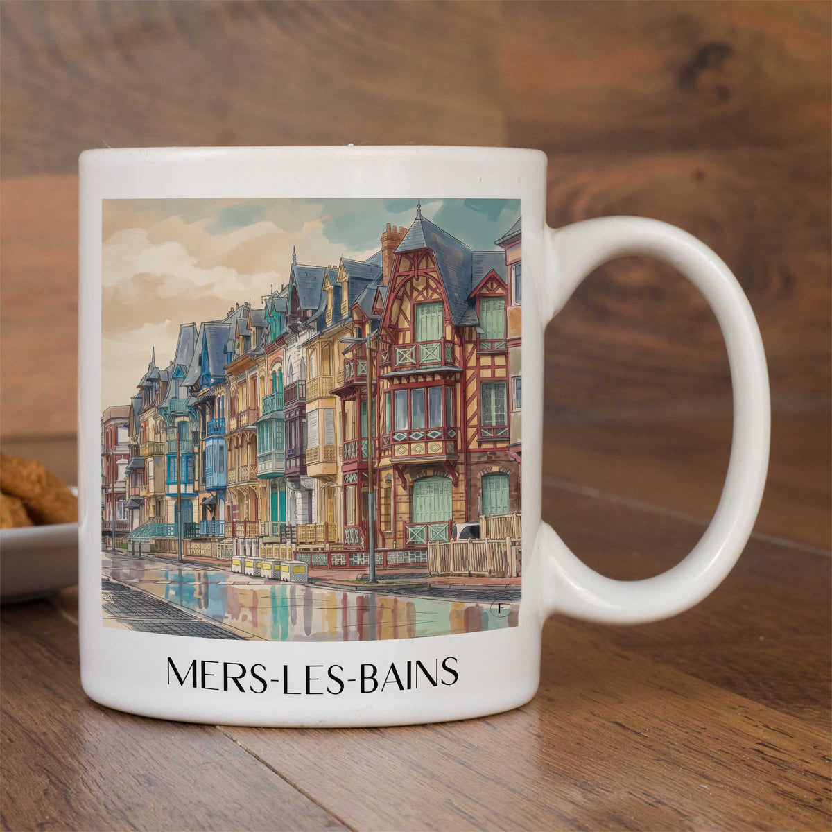 mers-les-bains-côte-picarde-frankreich-kaffeebecher-aquarell