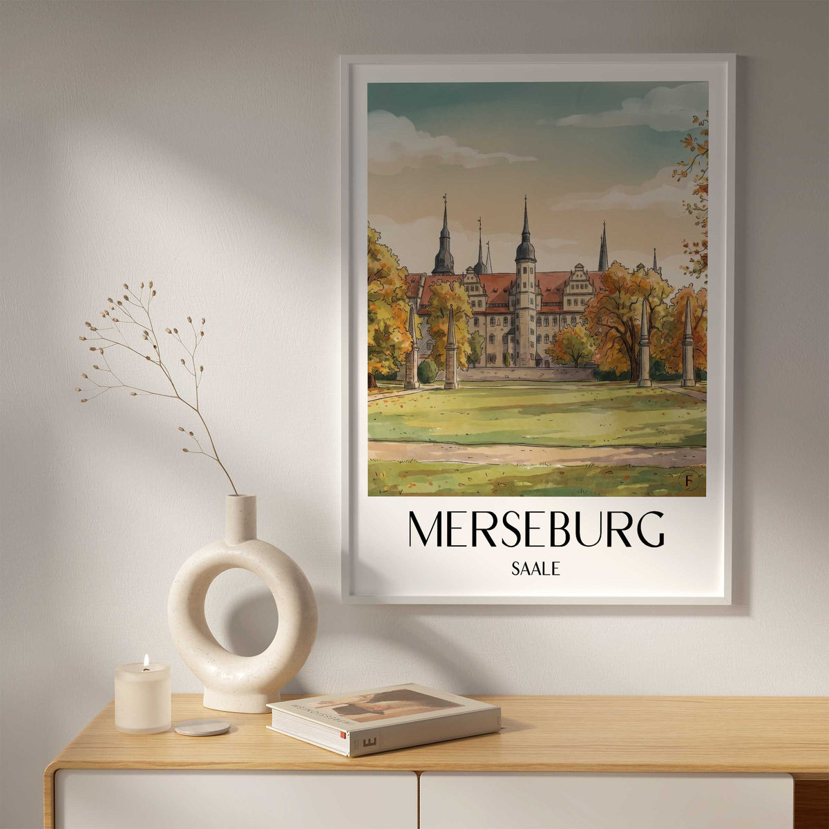 merseburg-saale-deutschland-poster-aquarell