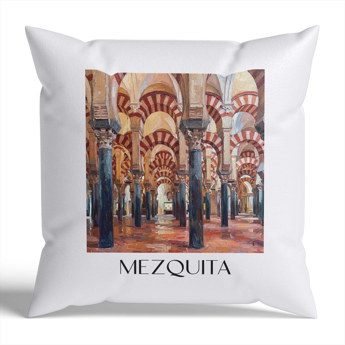 mezquita-córdoba-spanien-kissenbezug-oil-painting-oelgemaelde