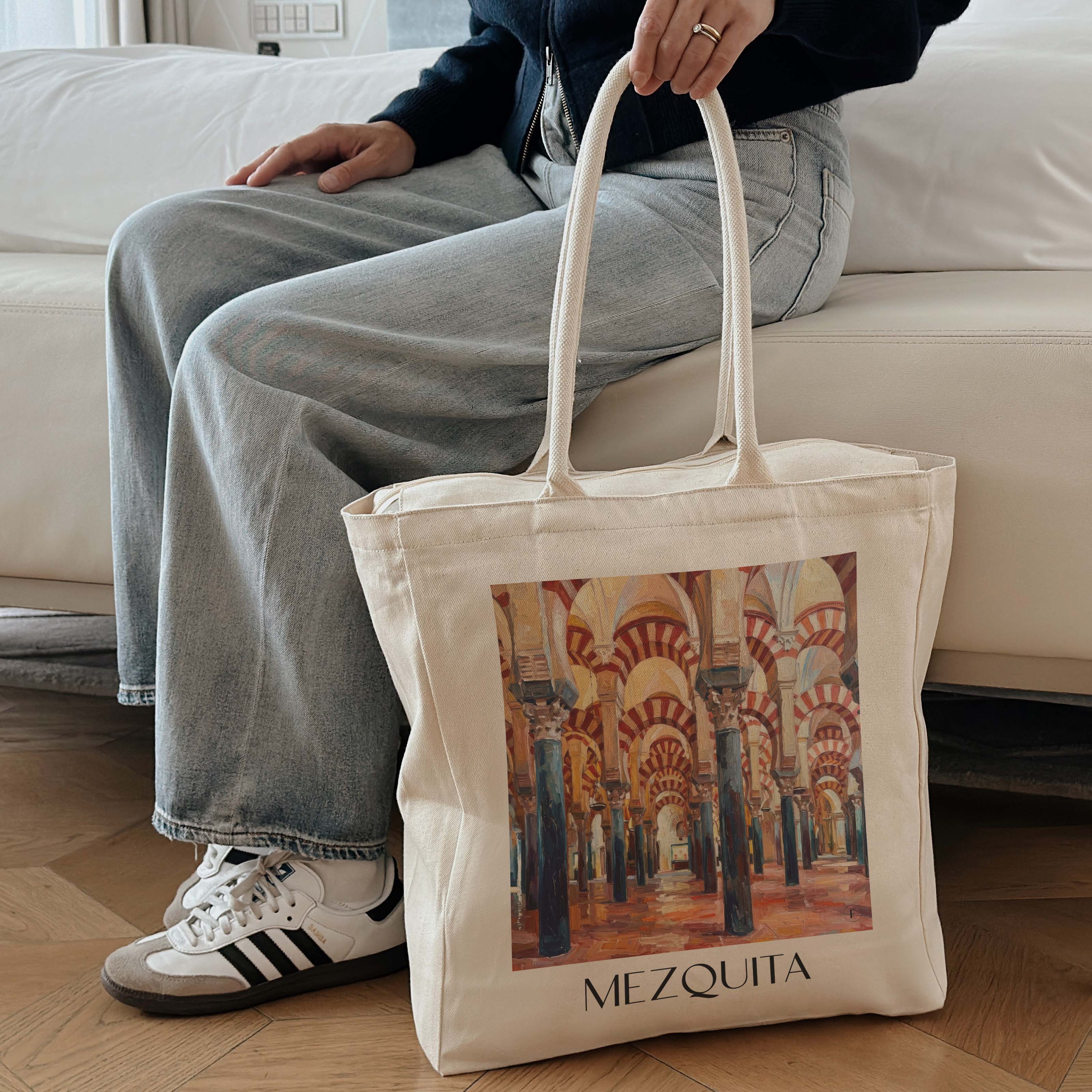 mezquita-córdoba-spanien-einkaufstasche-oil-painting-oelgemaelde