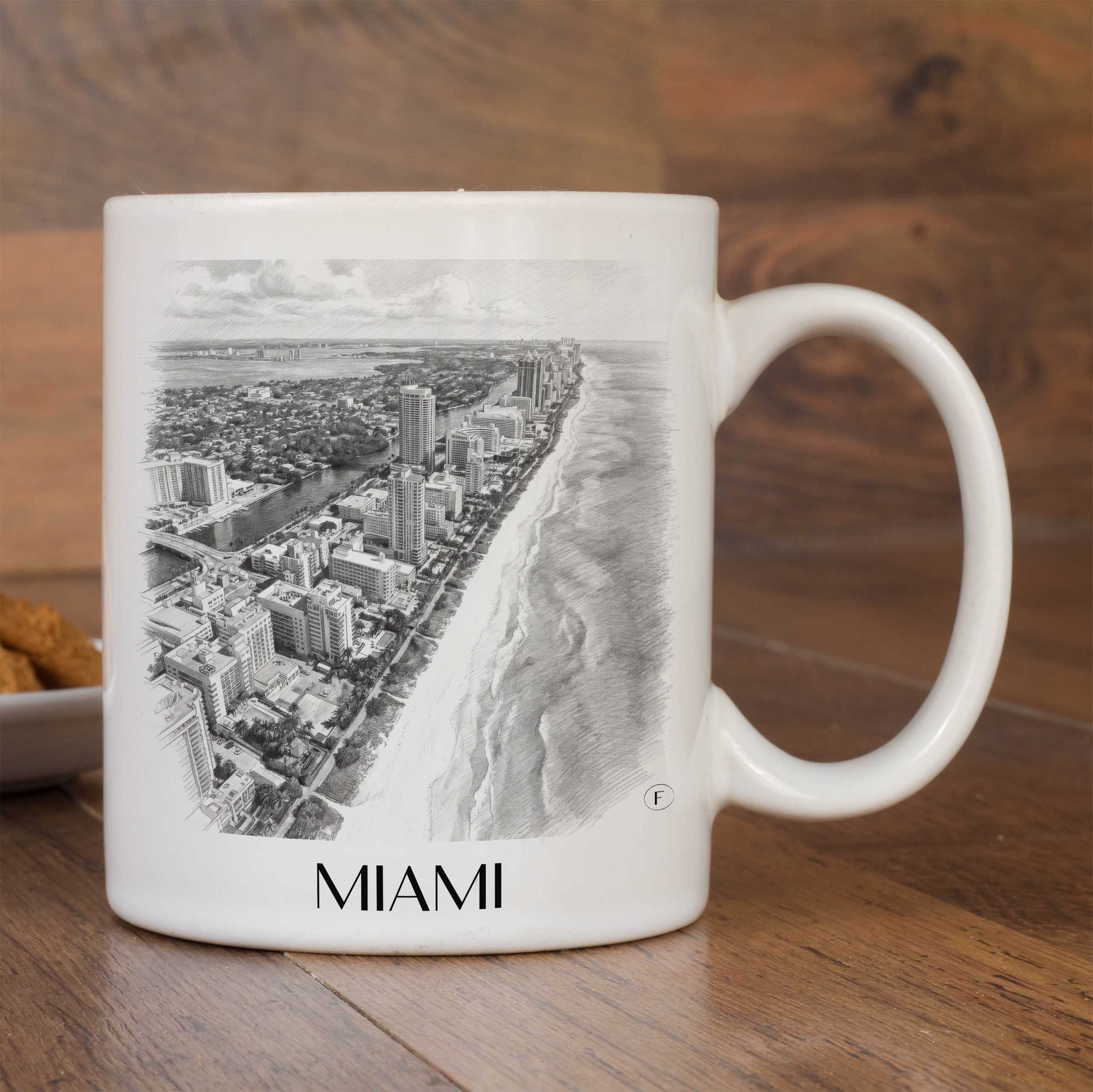 miami-usa-kaffeebecher-bleistift-zeichnung-drawing