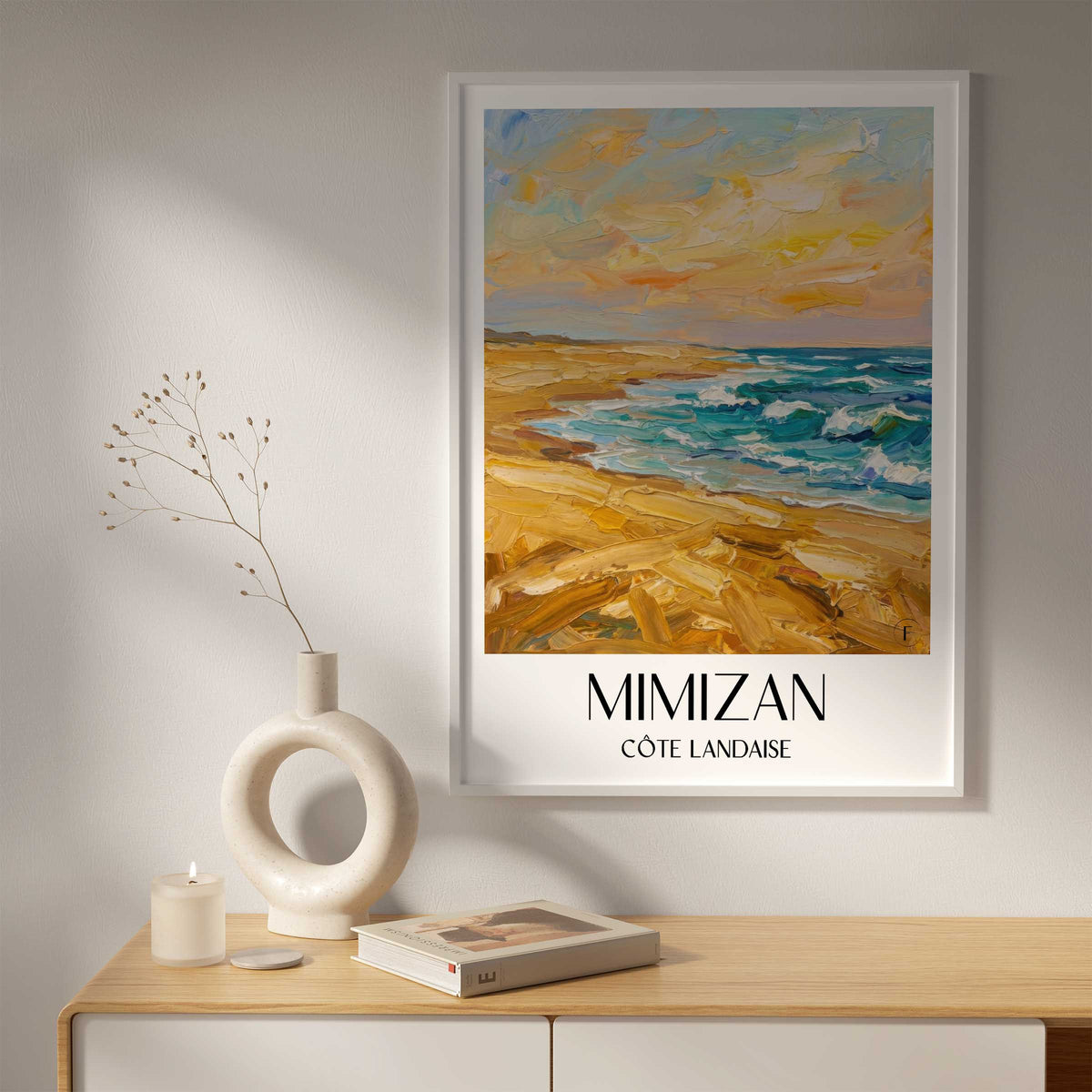 mimizan-côte-landaise-frankreich-poster-oil-painting-oelgemaelde
