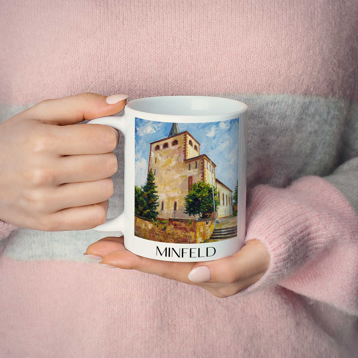 minfeld-südpfalz-deutschland-kaffeebecher-oil-painting-oelgemaelde