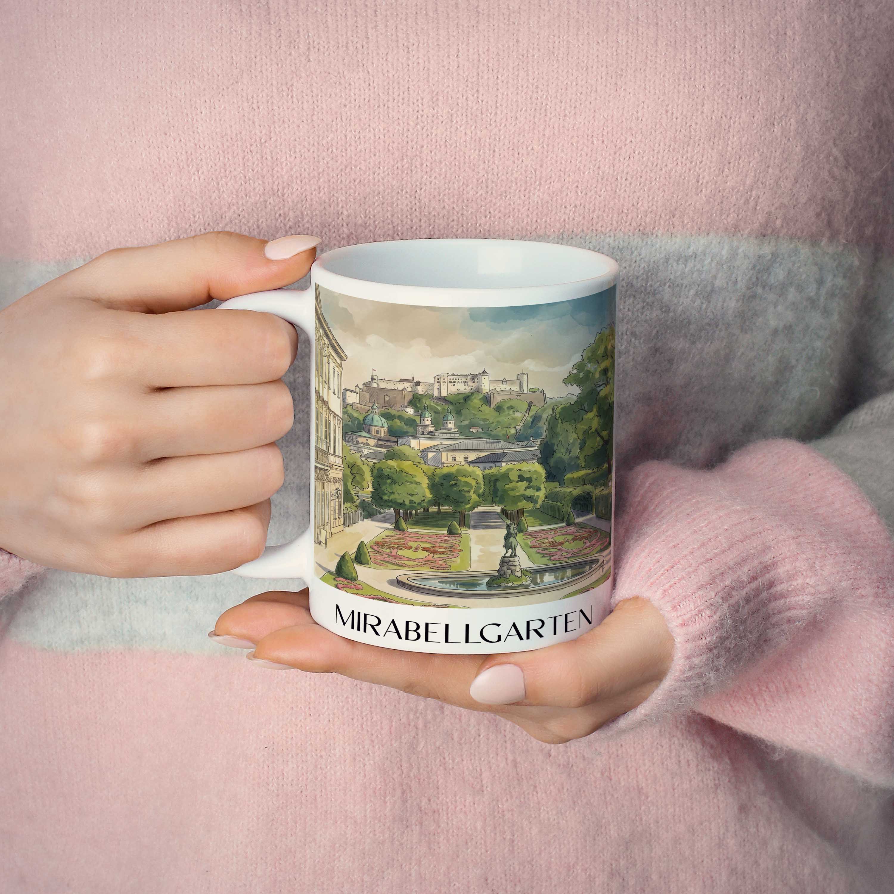 mirabellgarten-salzburg-österreich-kaffeebecher-aquarell