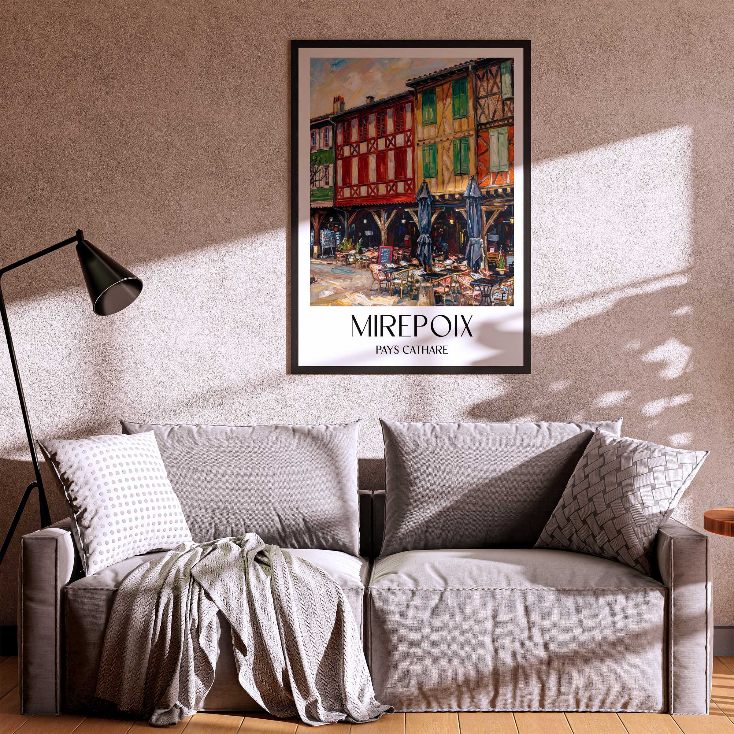 mirepoix--pays-cathare-frankreich-poster-oil-painting-oelgemaelde