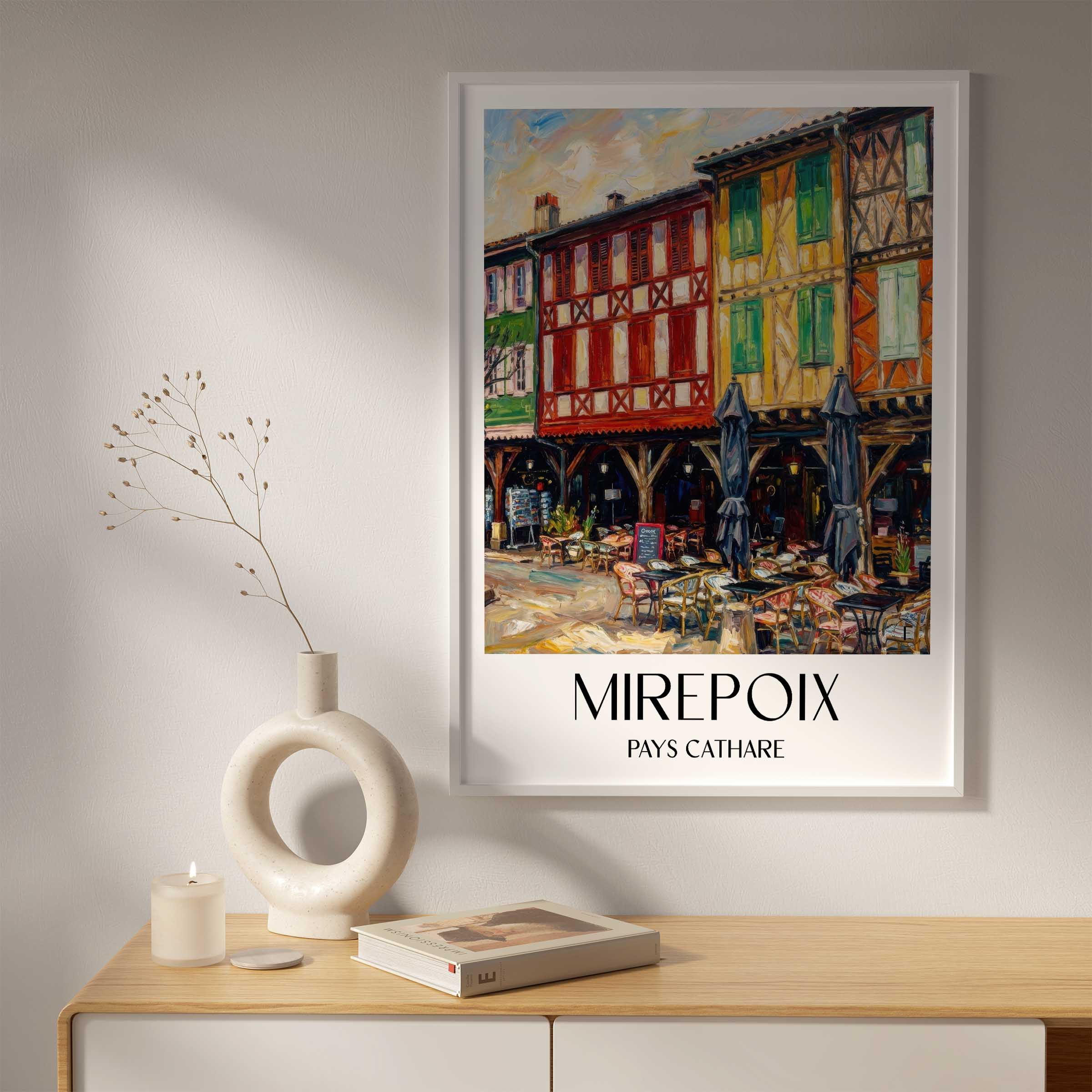 mirepoix--pays-cathare-frankreich-poster-oil-painting-oelgemaelde