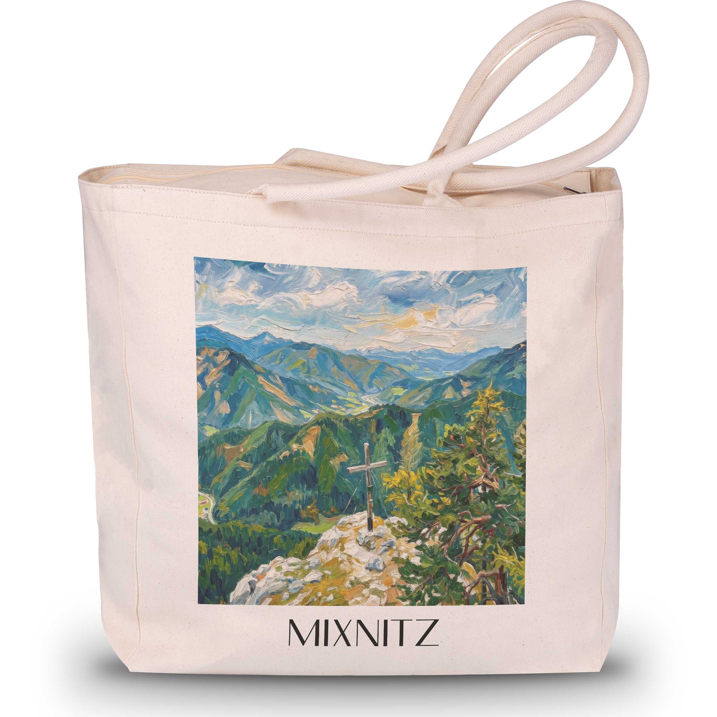 mixnitz-steiermark-österreich-einkaufstasche-oil-painting-oelgemaelde
