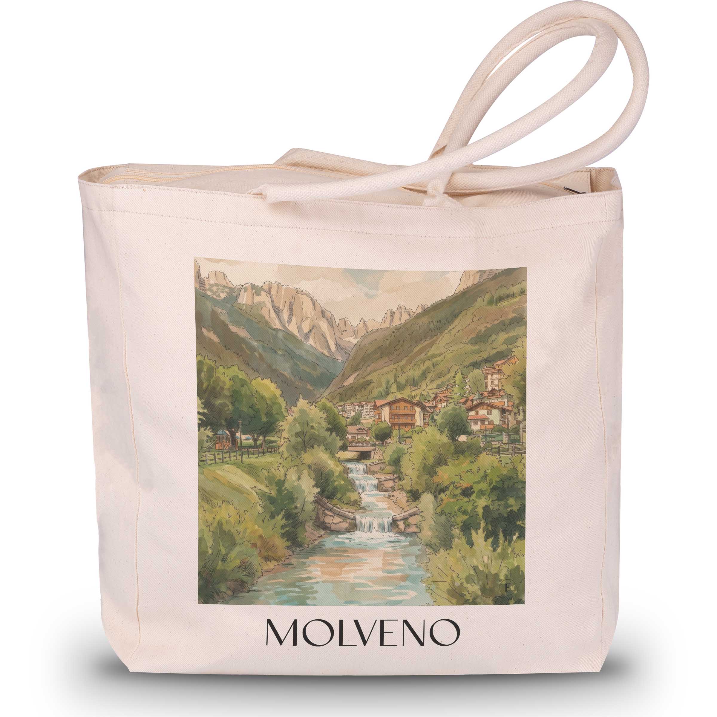 molveno-trentino-südtirol-italien-einkaufstasche-aquarell