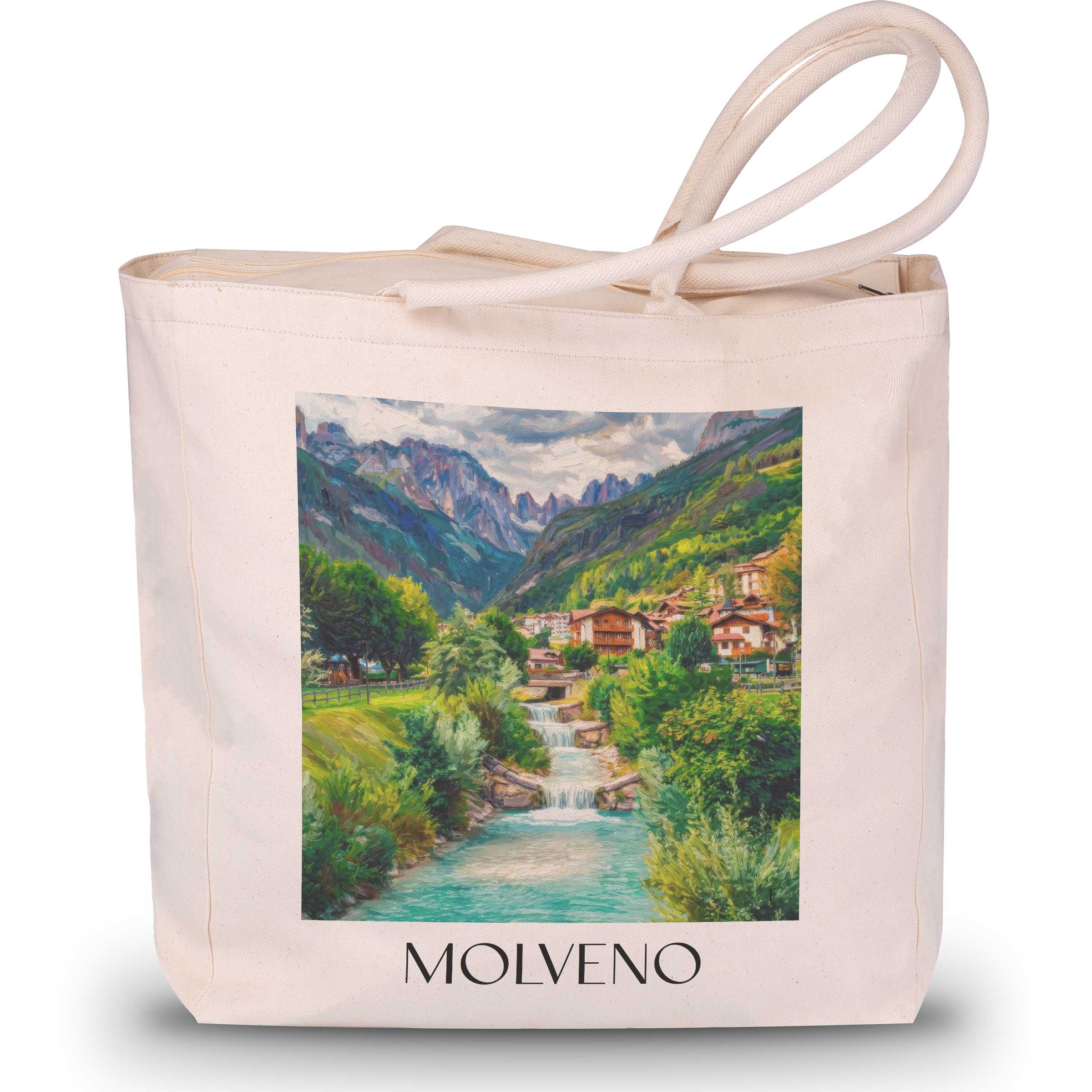 molveno-trentino-südtirol-italien-einkaufstasche-oil-painting-oelgemaelde