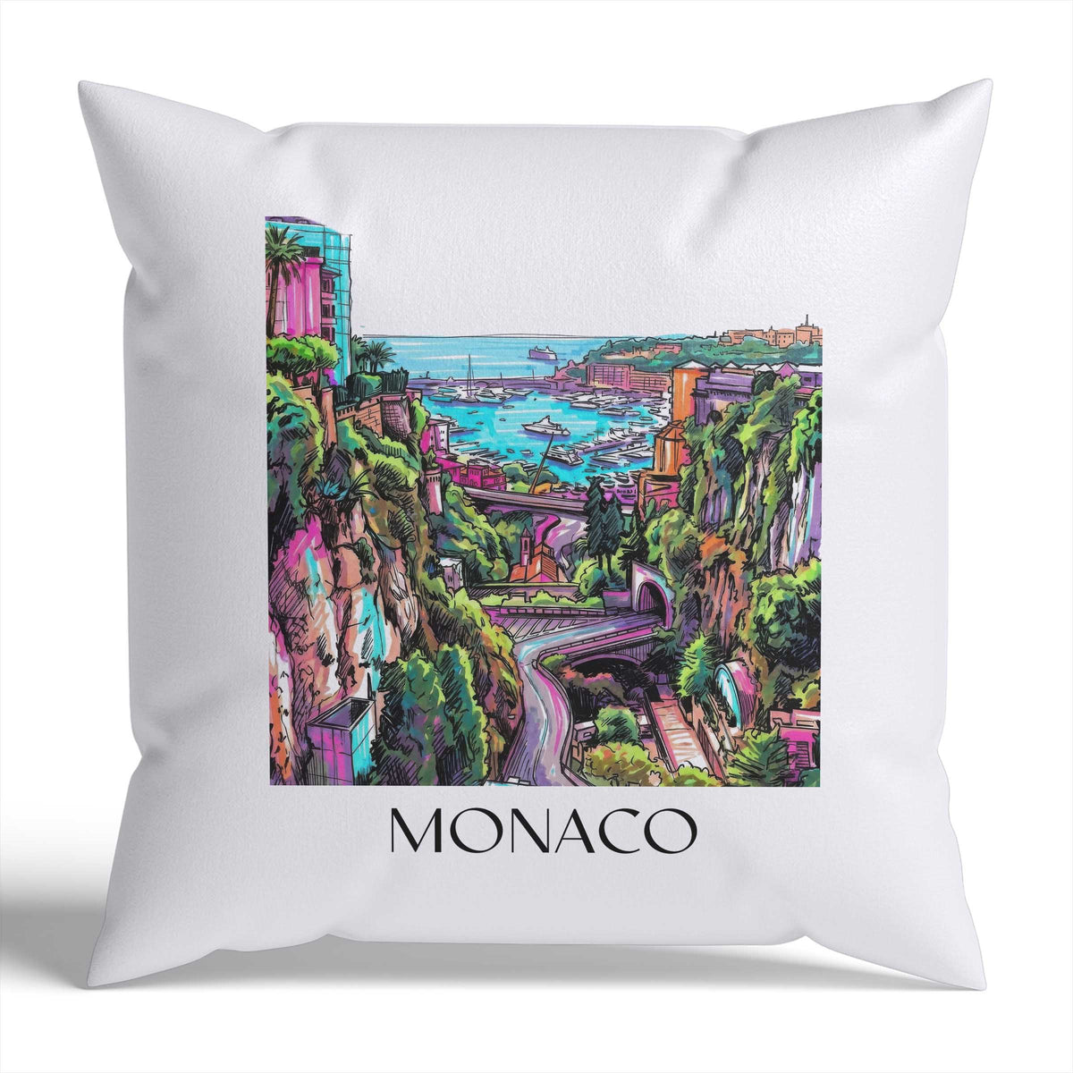 monaco-monaco-monaco-kissenbezug-graffiti