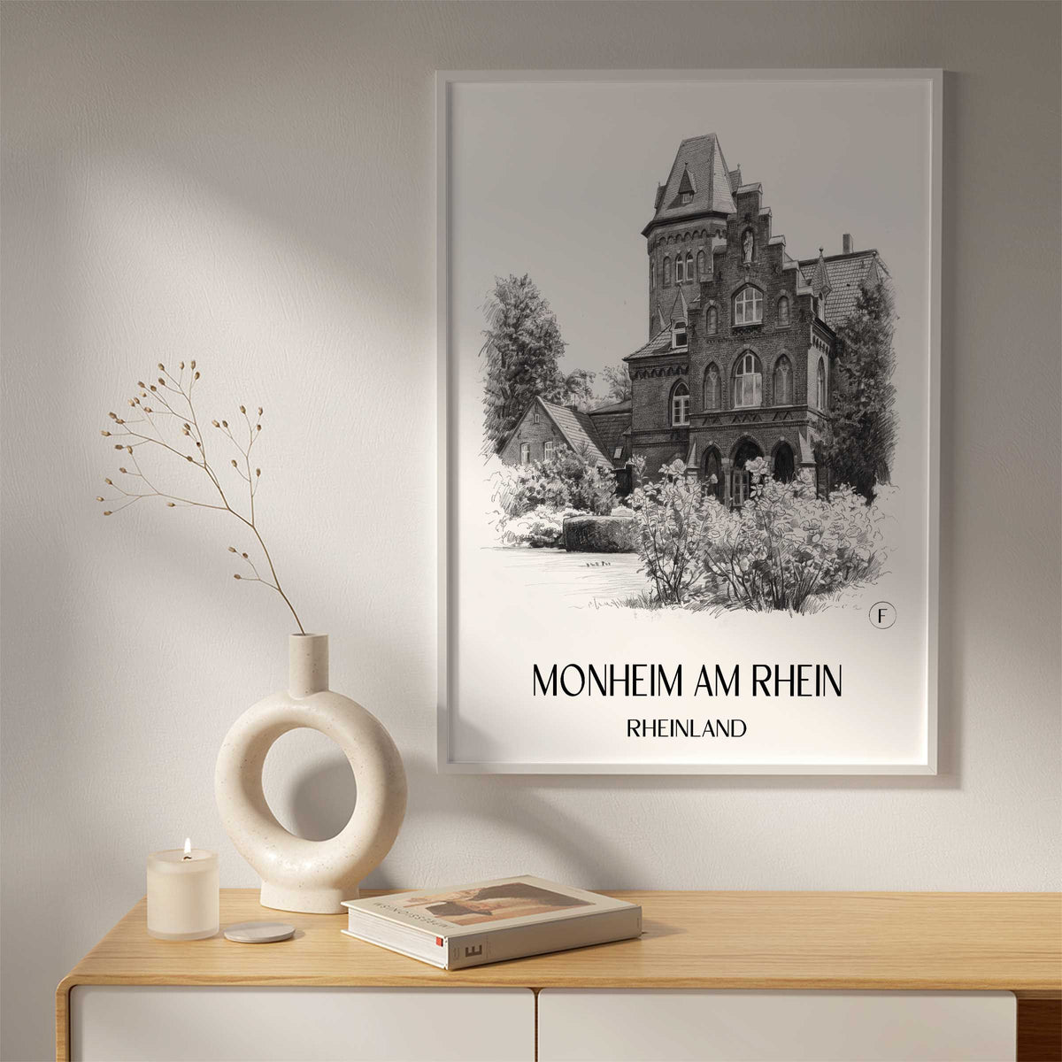 monheim-am-rhein-rheinland-deutschland-poster-bleistift-zeichnung-drawing