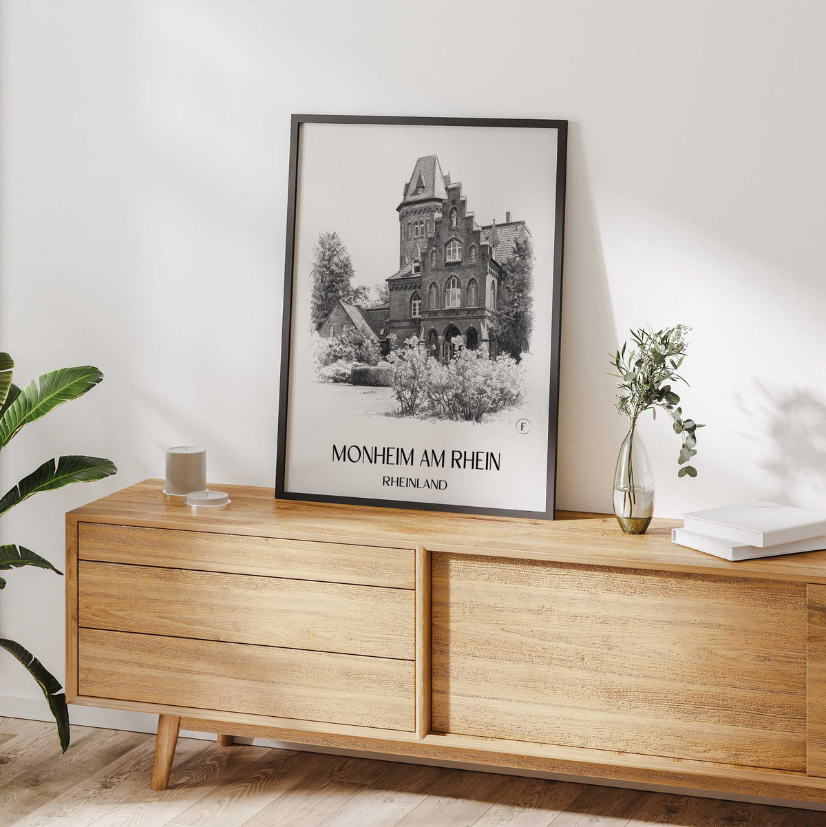 monheim-am-rhein-rheinland-deutschland-poster-bleistift-zeichnung-drawing