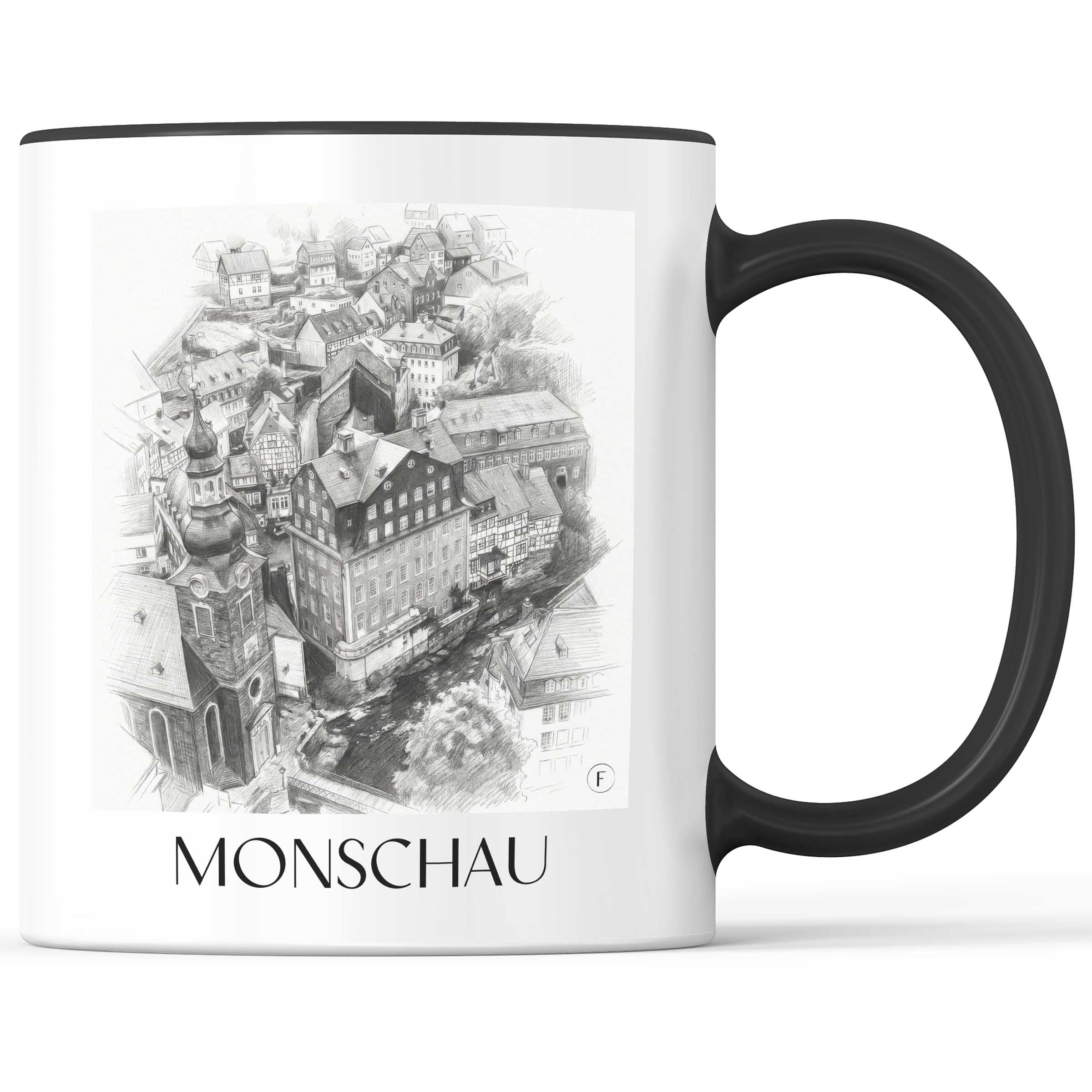 monschau-rureifel-deutschland-kaffeebecher-bleistift-zeichnung-drawing