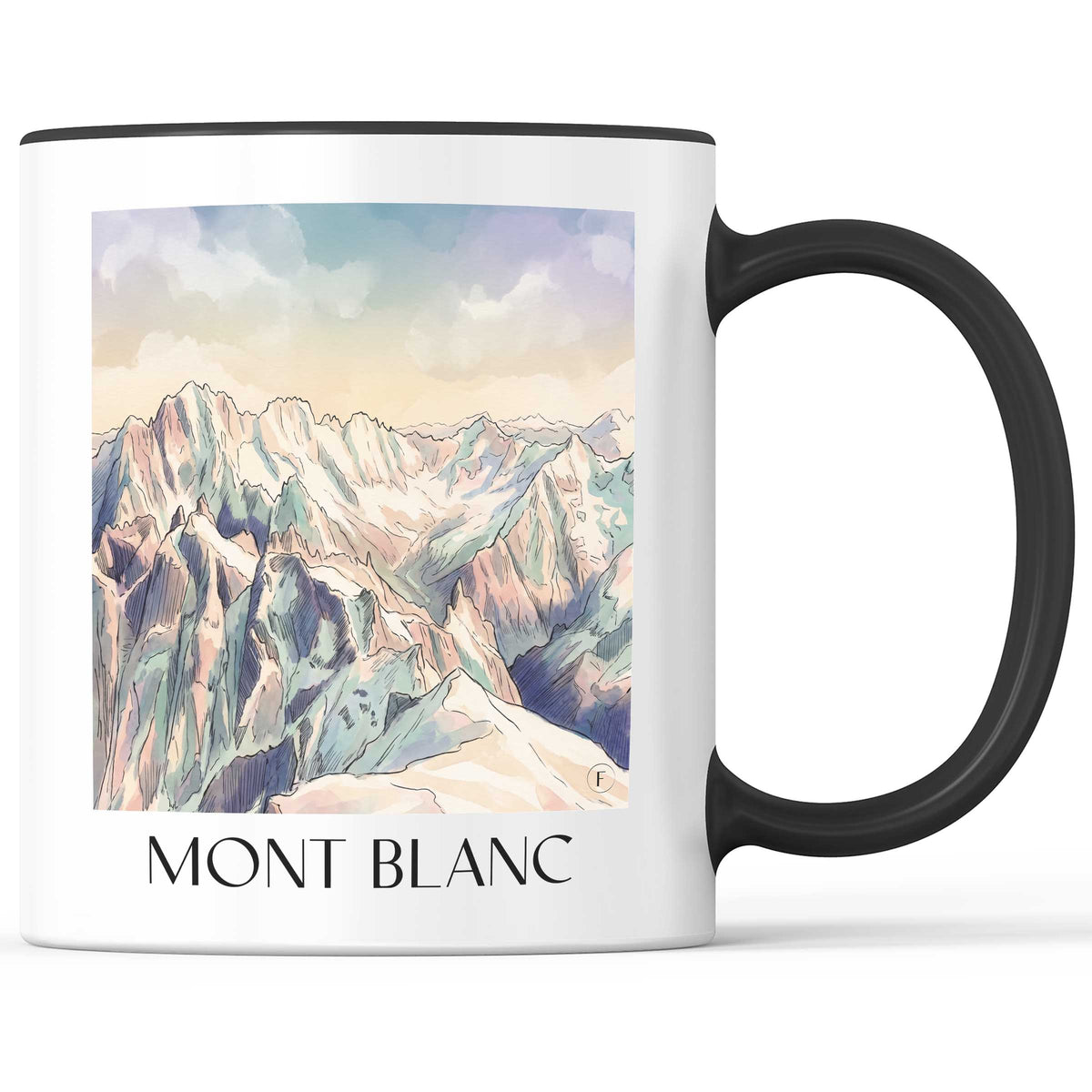 mont-blanc-chamonix-frankreich-kaffeebecher-aquarell