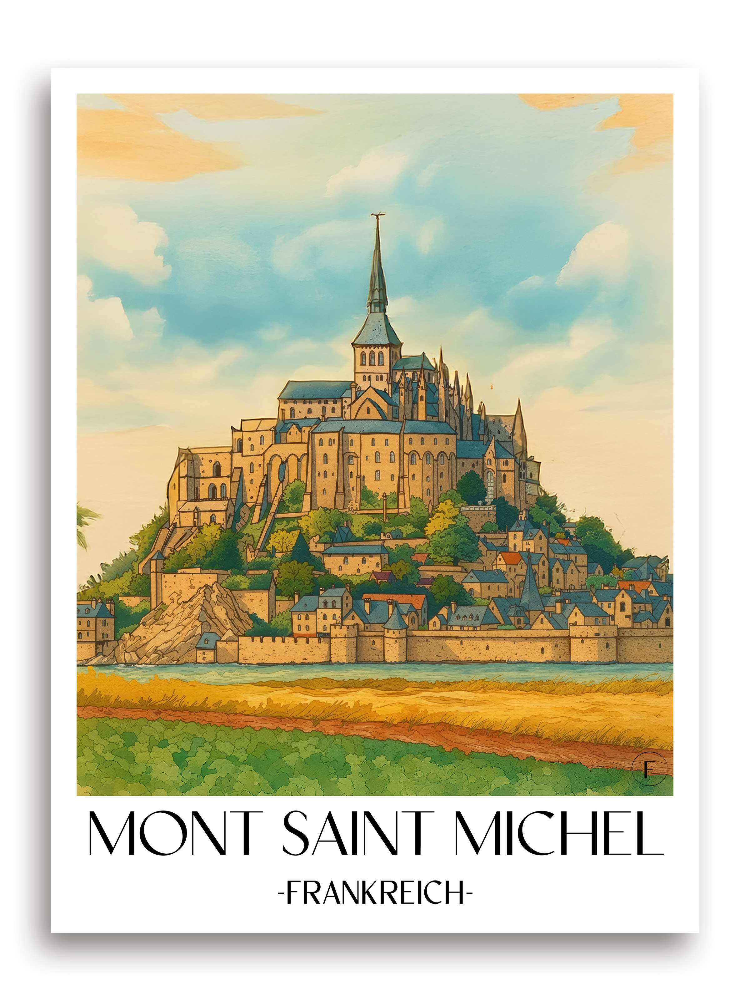 mont-saint-michel-frankreich-poster-aquarell