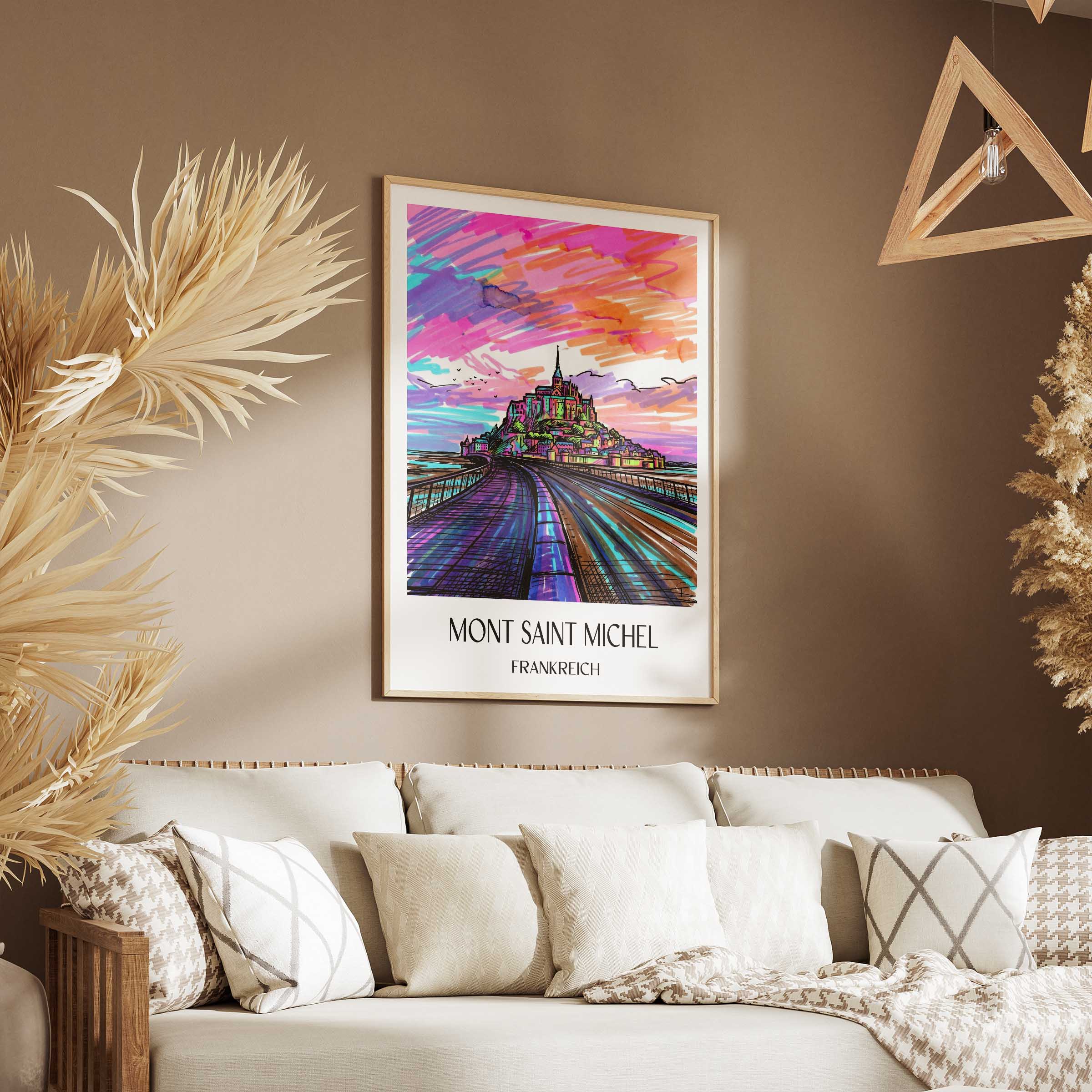 mont-saint-michel-frankreich-poster-graffiti
