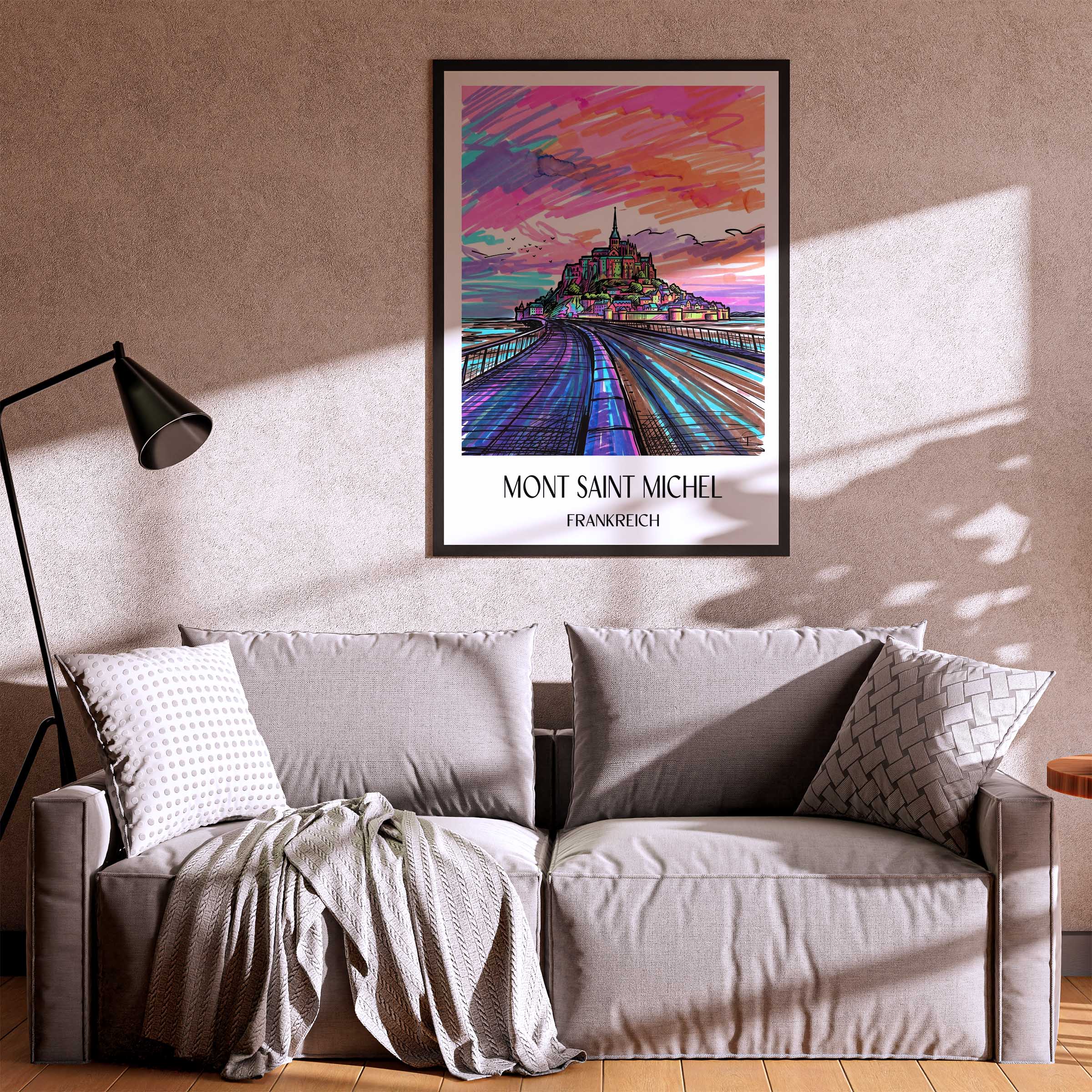 mont-saint-michel-frankreich-poster-graffiti