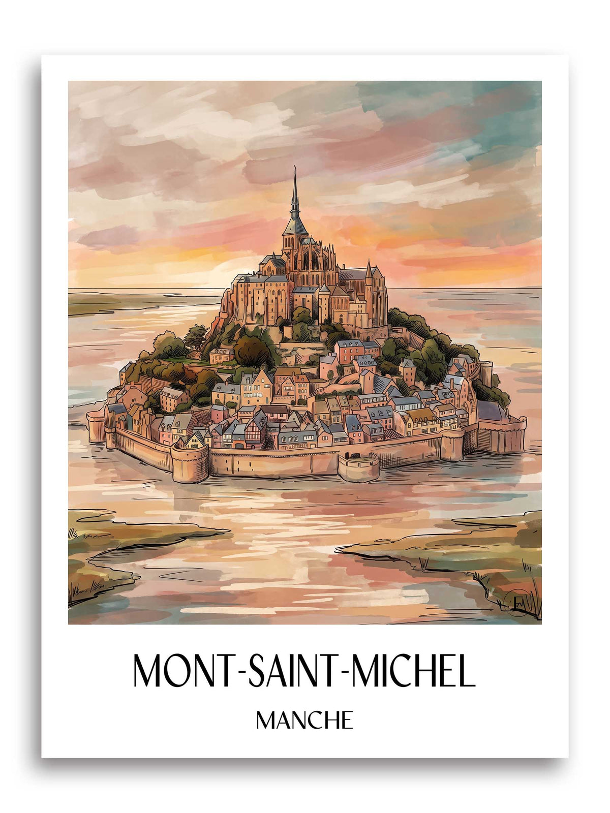 mont-saint-michel-manche-frankreich-poster-aquarell