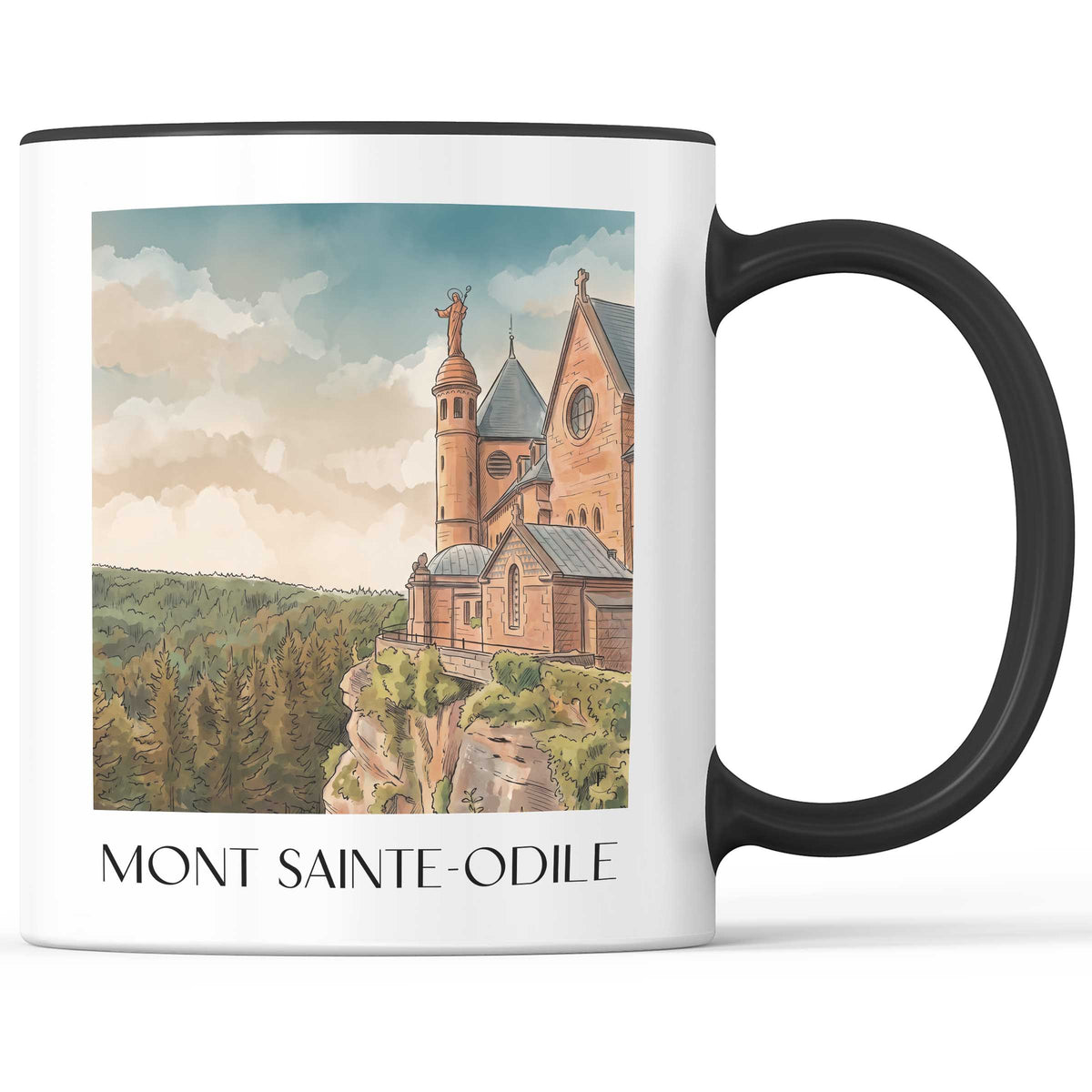 mont-sainte-odile-obernai-frankreich-kaffeebecher-aquarell