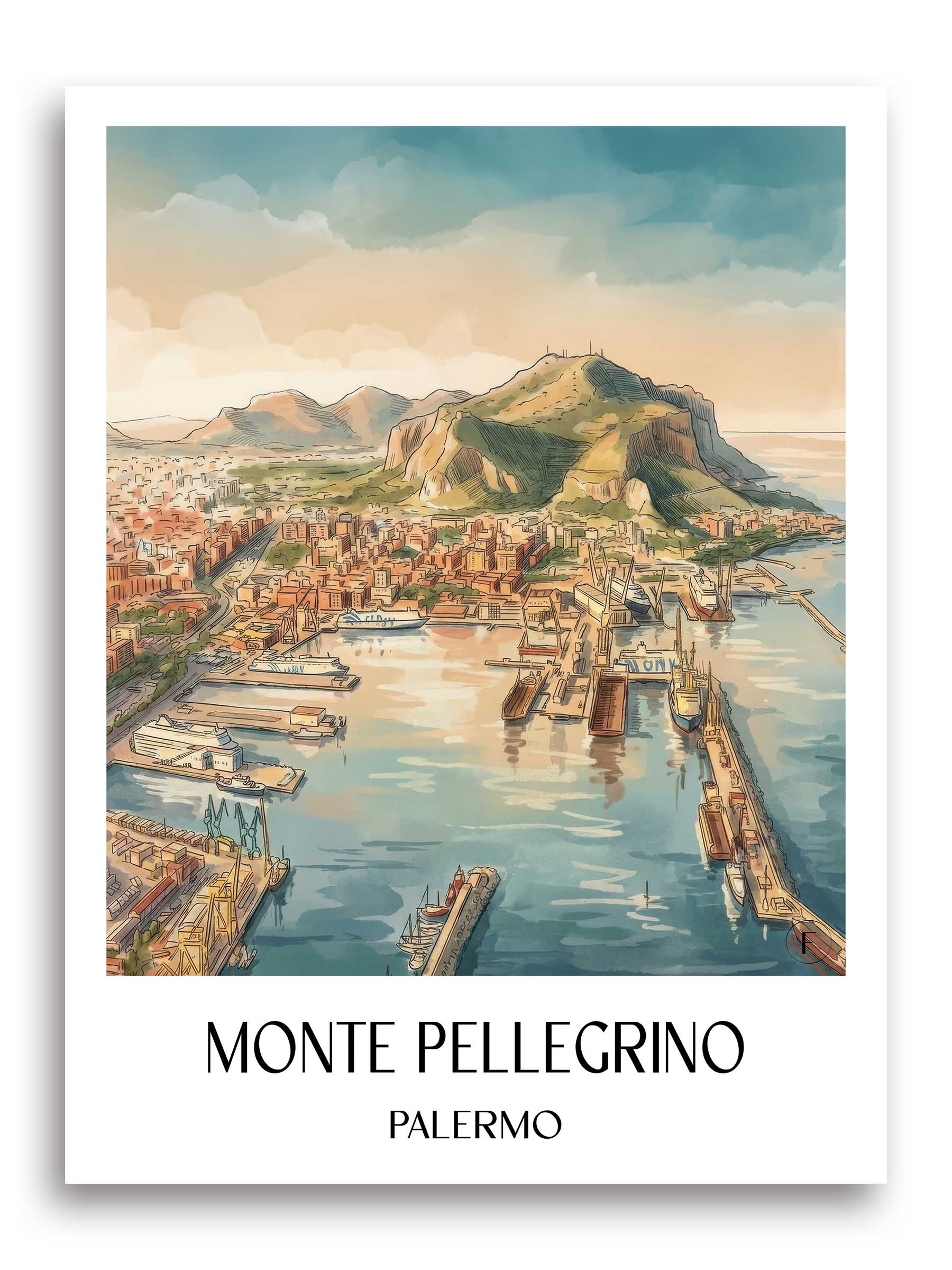 monte-pellegrino-palermo-italien-poster-aquarell