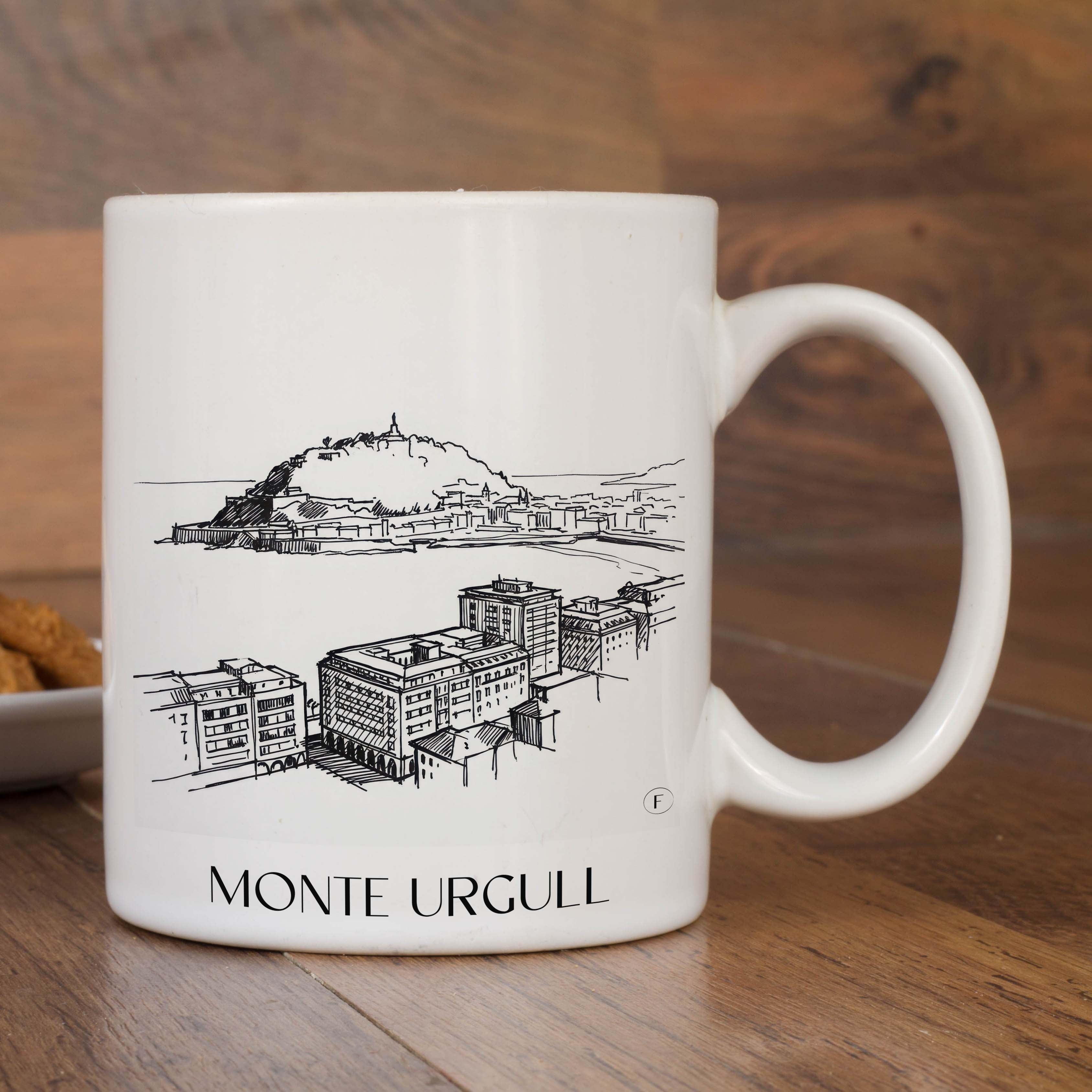 monte-urgull-san-sebastián-spanien-kaffeebecher-skizze