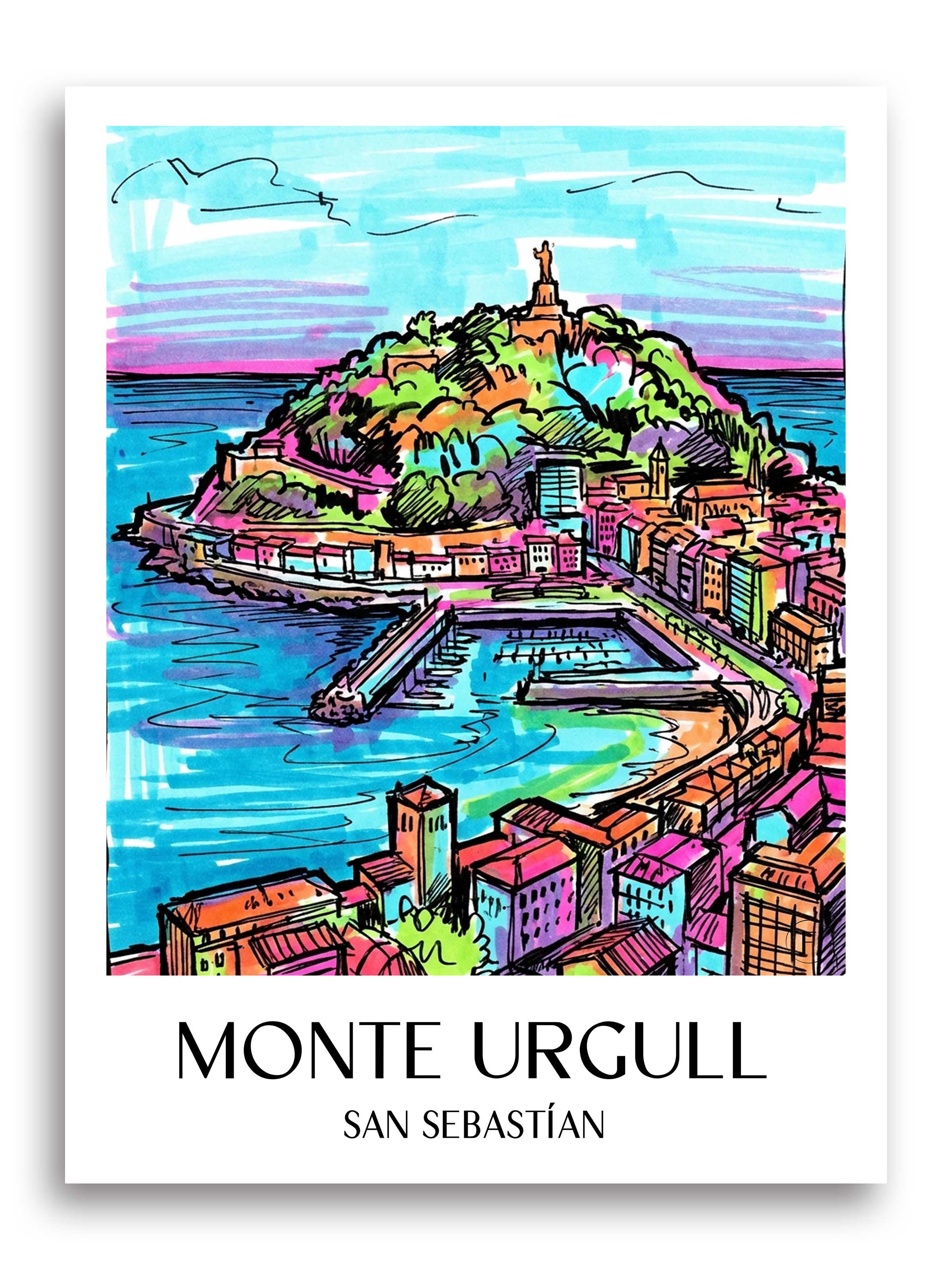 monte-urgull-san-sebastián-spanien-poster-graffiti
