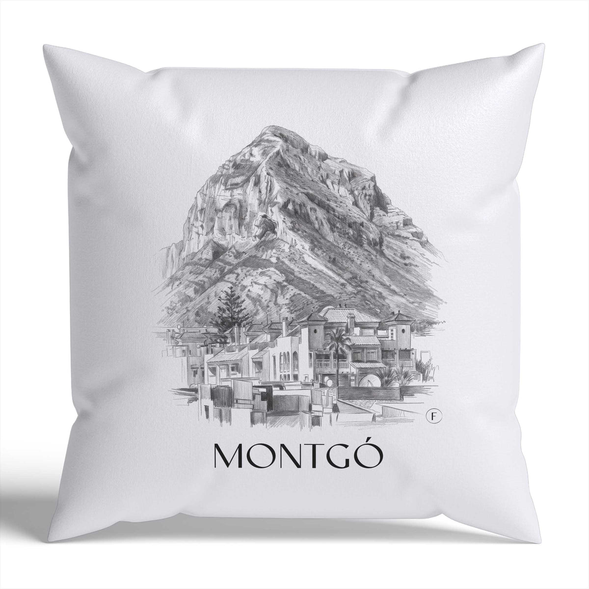 montgó-dénia-spanien-kissenbezug-bleistift-zeichnung-drawing