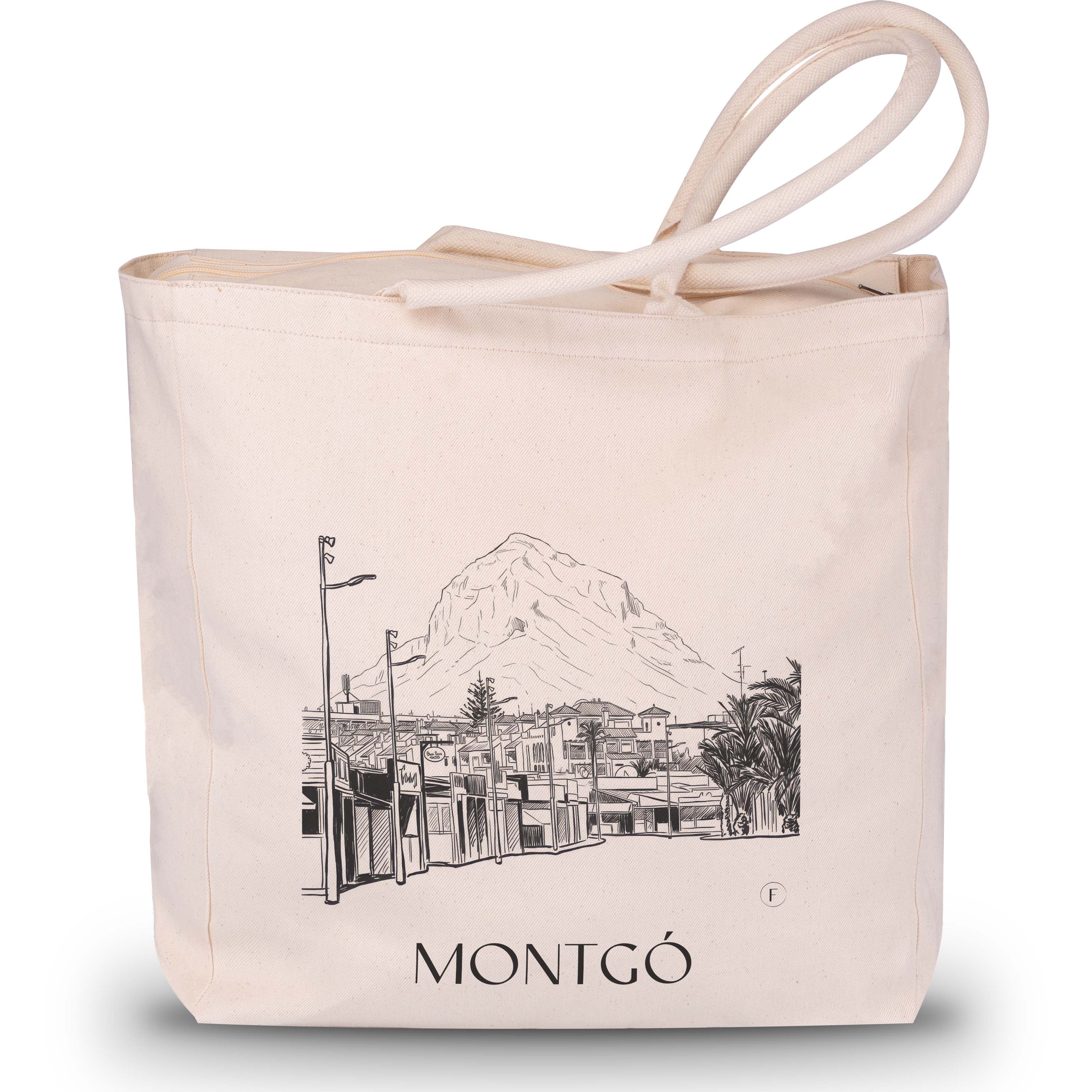 montgó-dénia-spanien-einkaufstasche-skizze