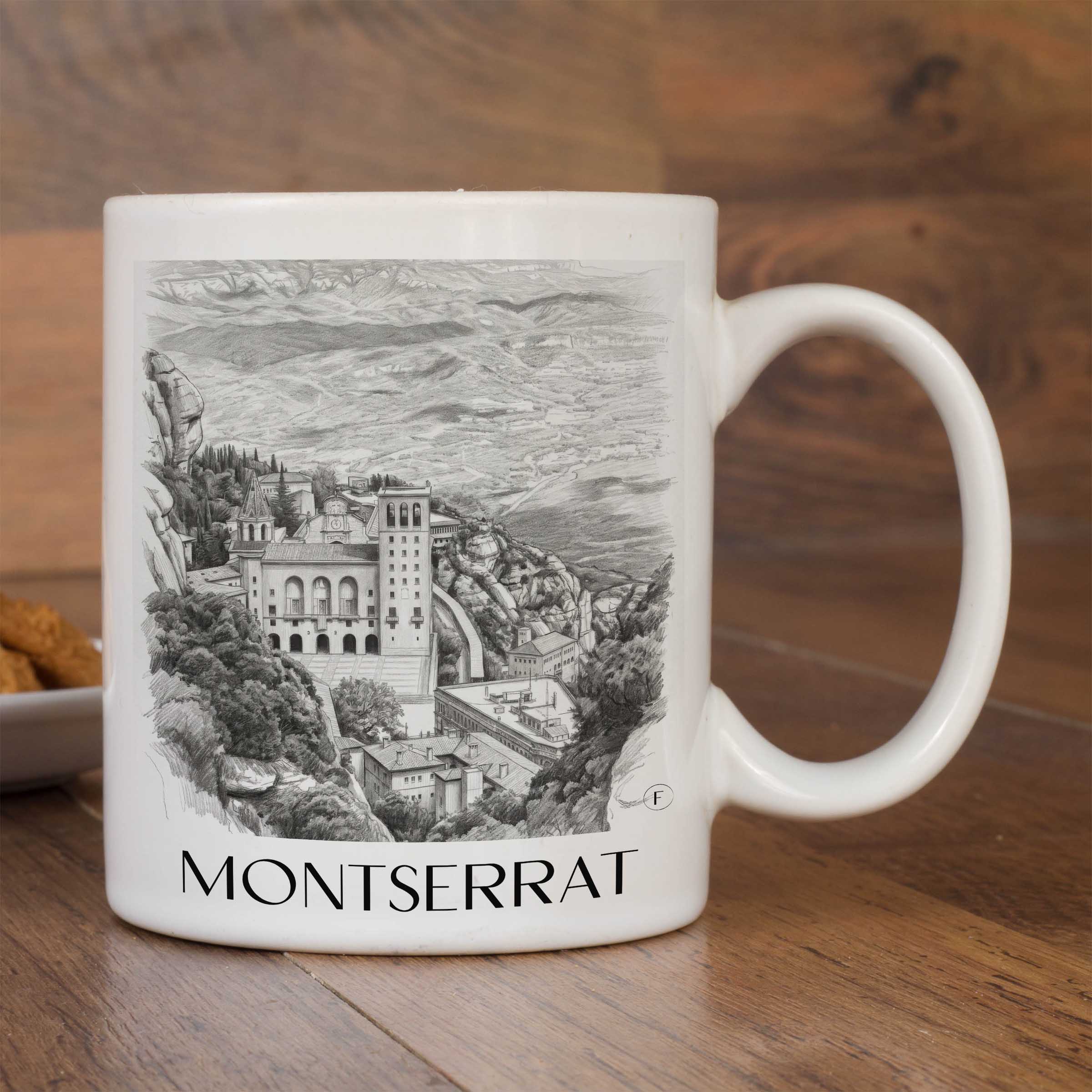 montserrat-spanien-spanien-kaffeebecher-bleistift-zeichnung-drawing