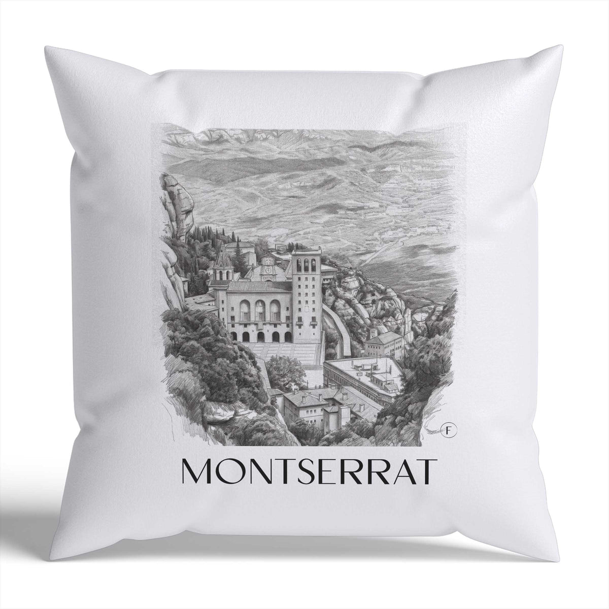 montserrat-spanien-spanien-kissenbezug-bleistift-zeichnung-drawing