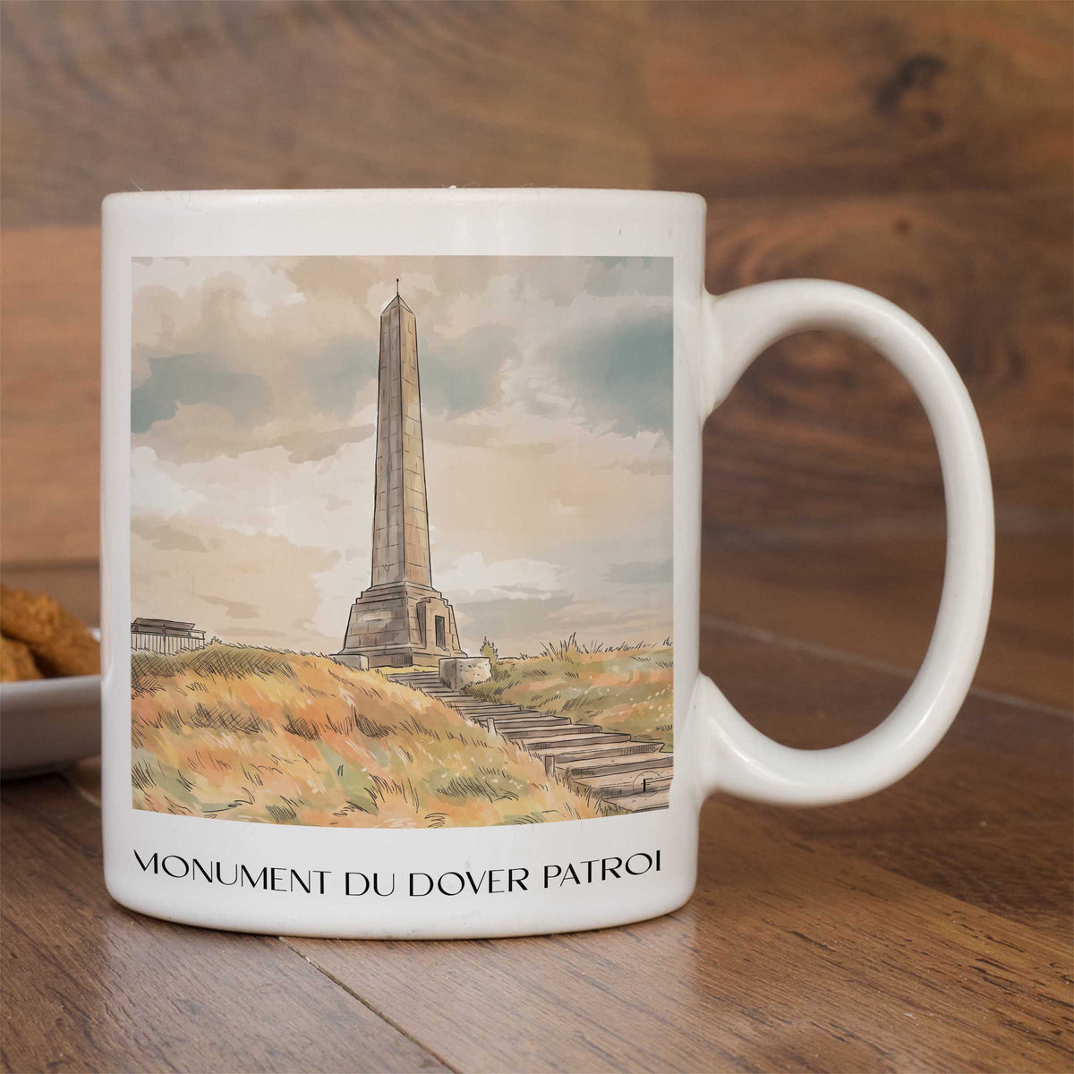 monument-du-dover-patrol-cap-blanc-nez-frankreich-kaffeebecher-aquarell
