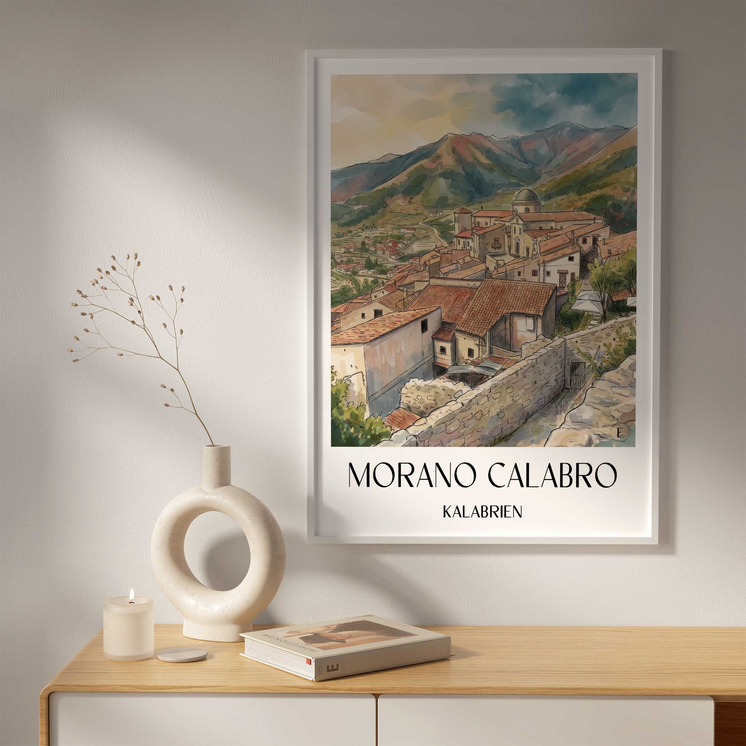 morano-calabro-kalabrien-italien-poster-aquarell