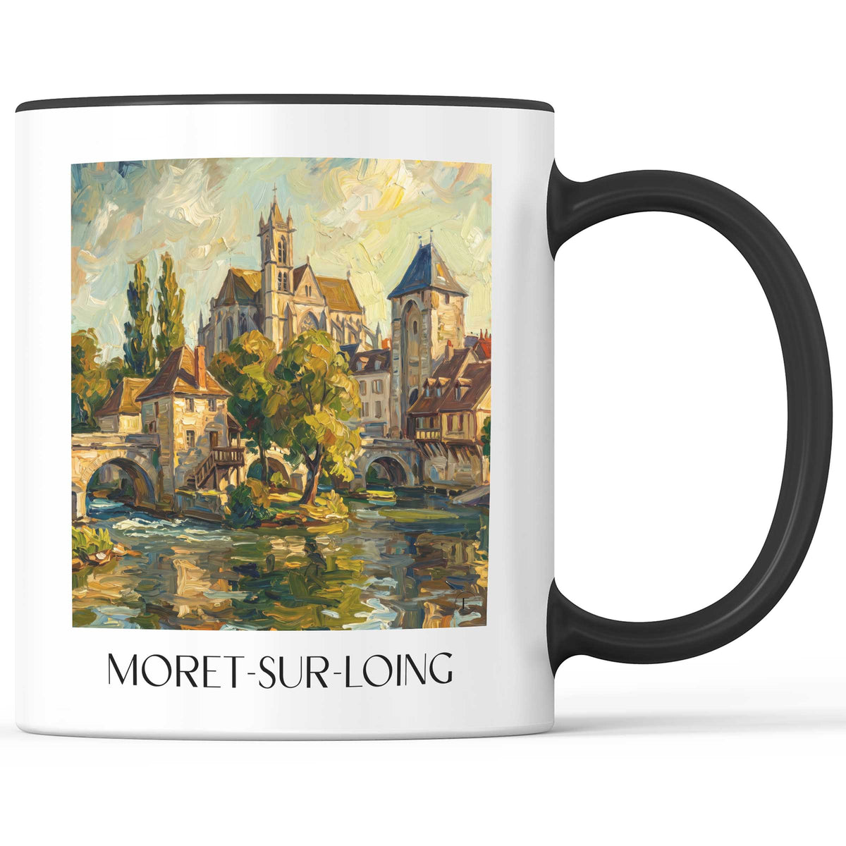 moret-sur-loing-gâtinais-français-frankreich-kaffeebecher-oil-painting-oelgemaelde