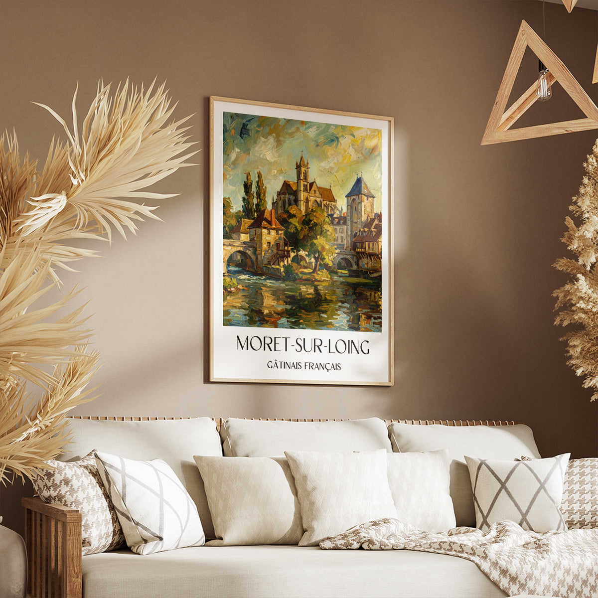 moret-sur-loing-gâtinais-français-frankreich-poster-oil-painting-oelgemaelde