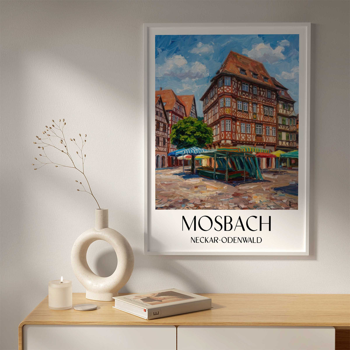 mosbach-neckar-odenwald-deutschland-poster-oil-painting-oelgemaelde