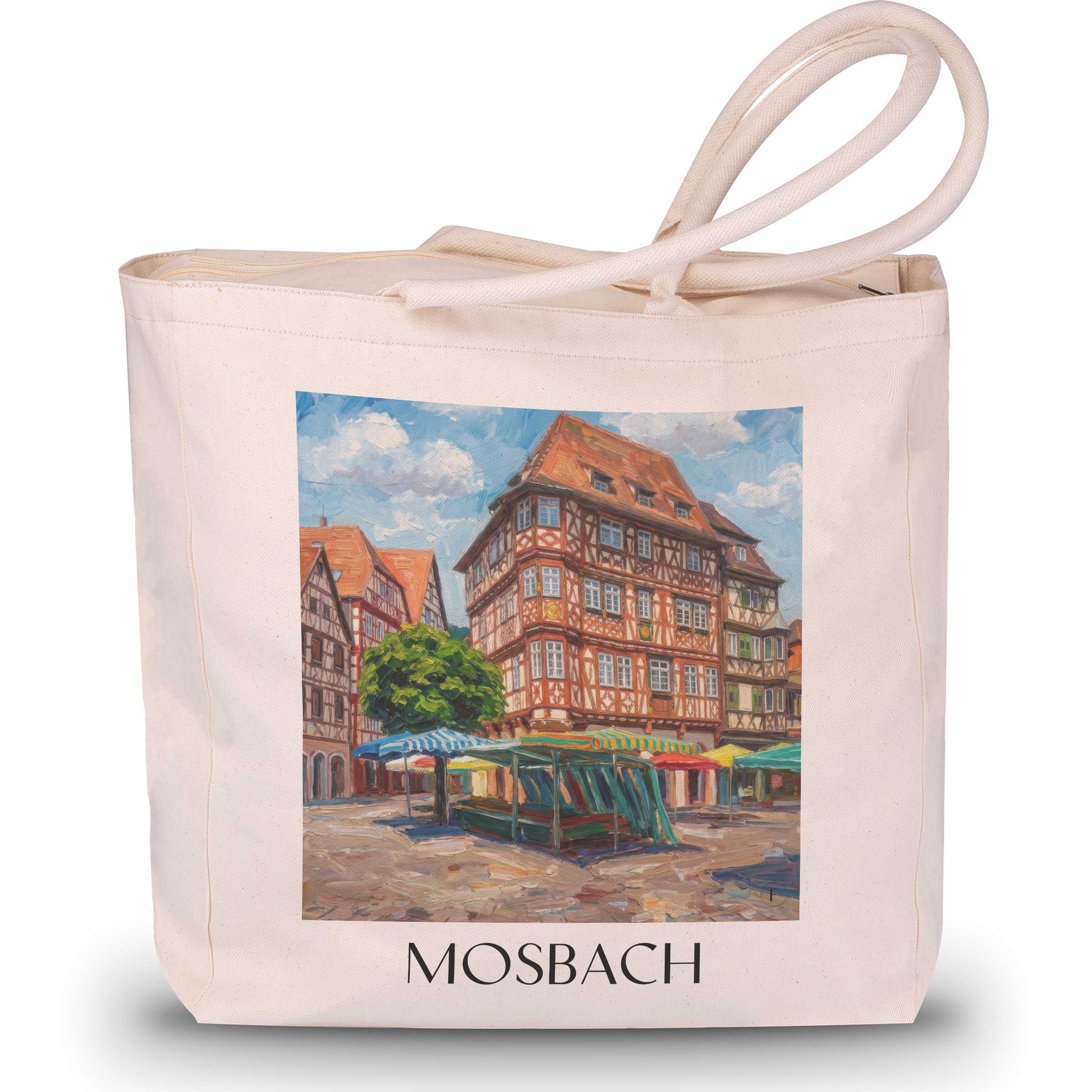 mosbach-neckar-odenwald-deutschland-einkaufstasche-oil-painting-oelgemaelde
