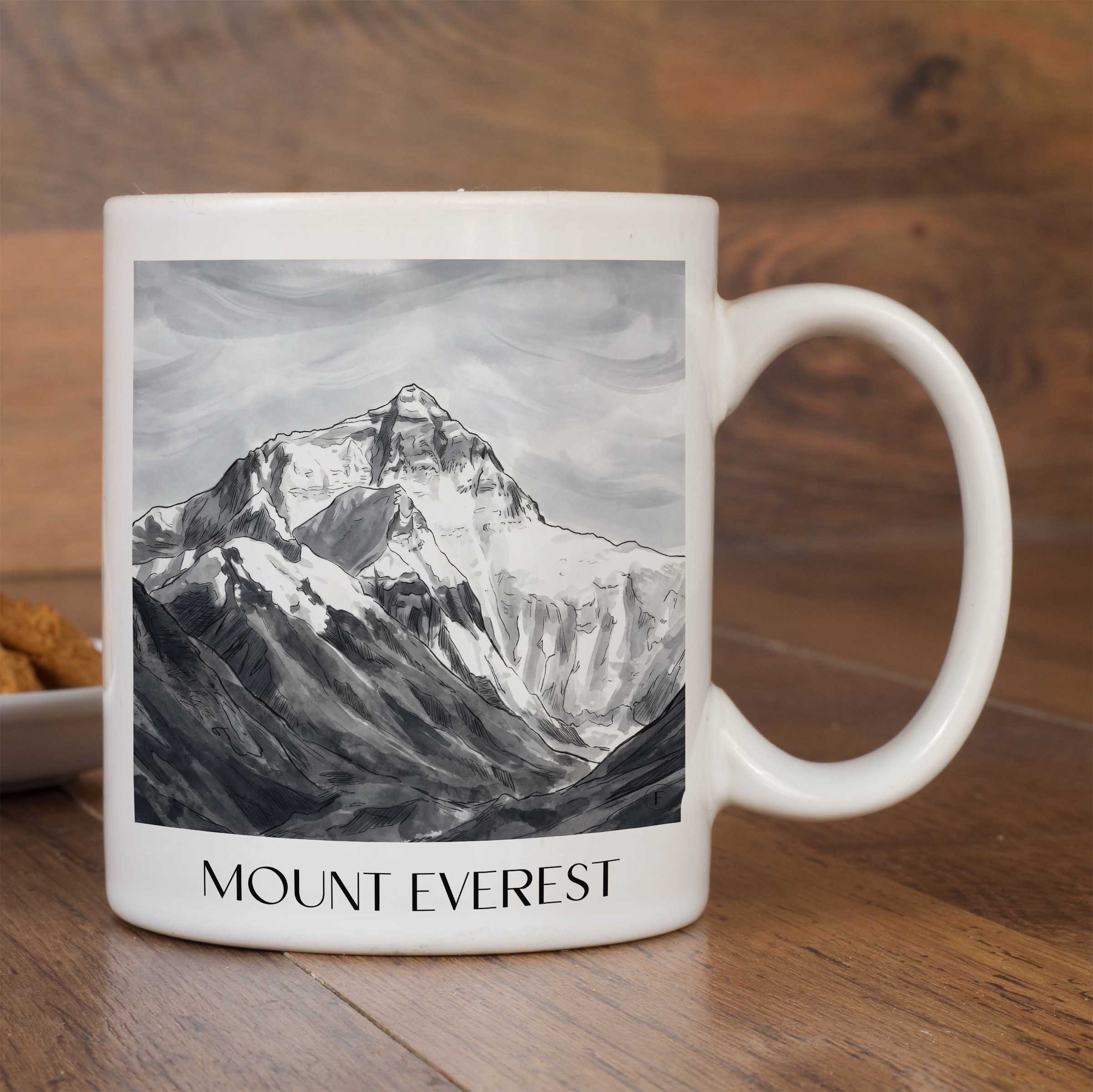 mount-everest-himalaya-kaffeebecher-aquarell-schwarz-weiss