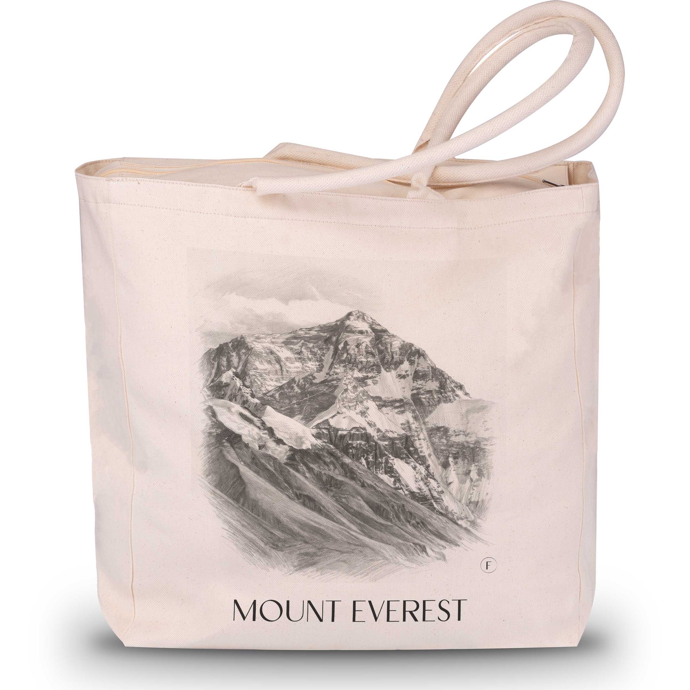 mount-everest-himalaya-einkaufstasche-bleistift-zeichnung-drawing