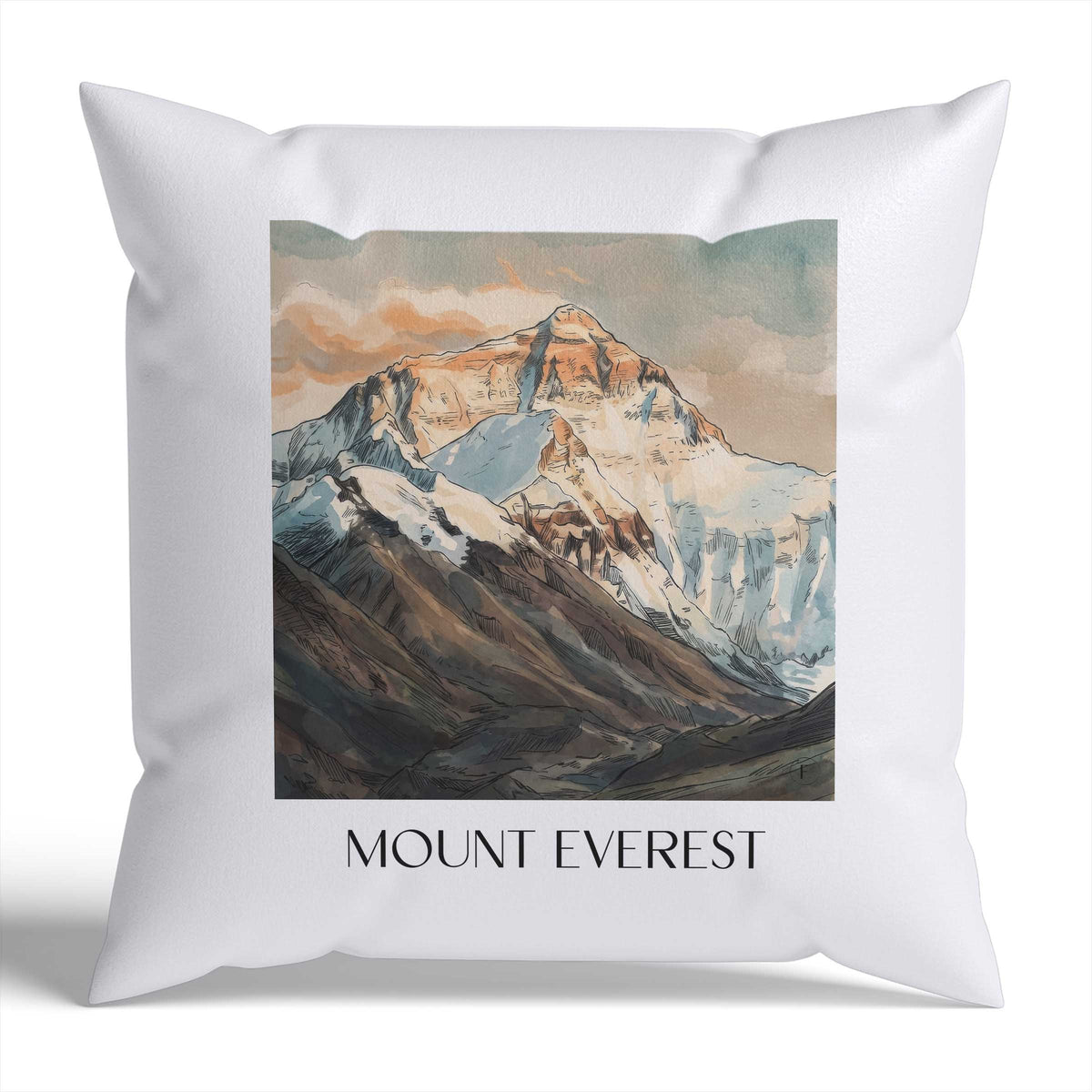 mount-everest-himalaya-himalaya-kissenbezug-aquarell
