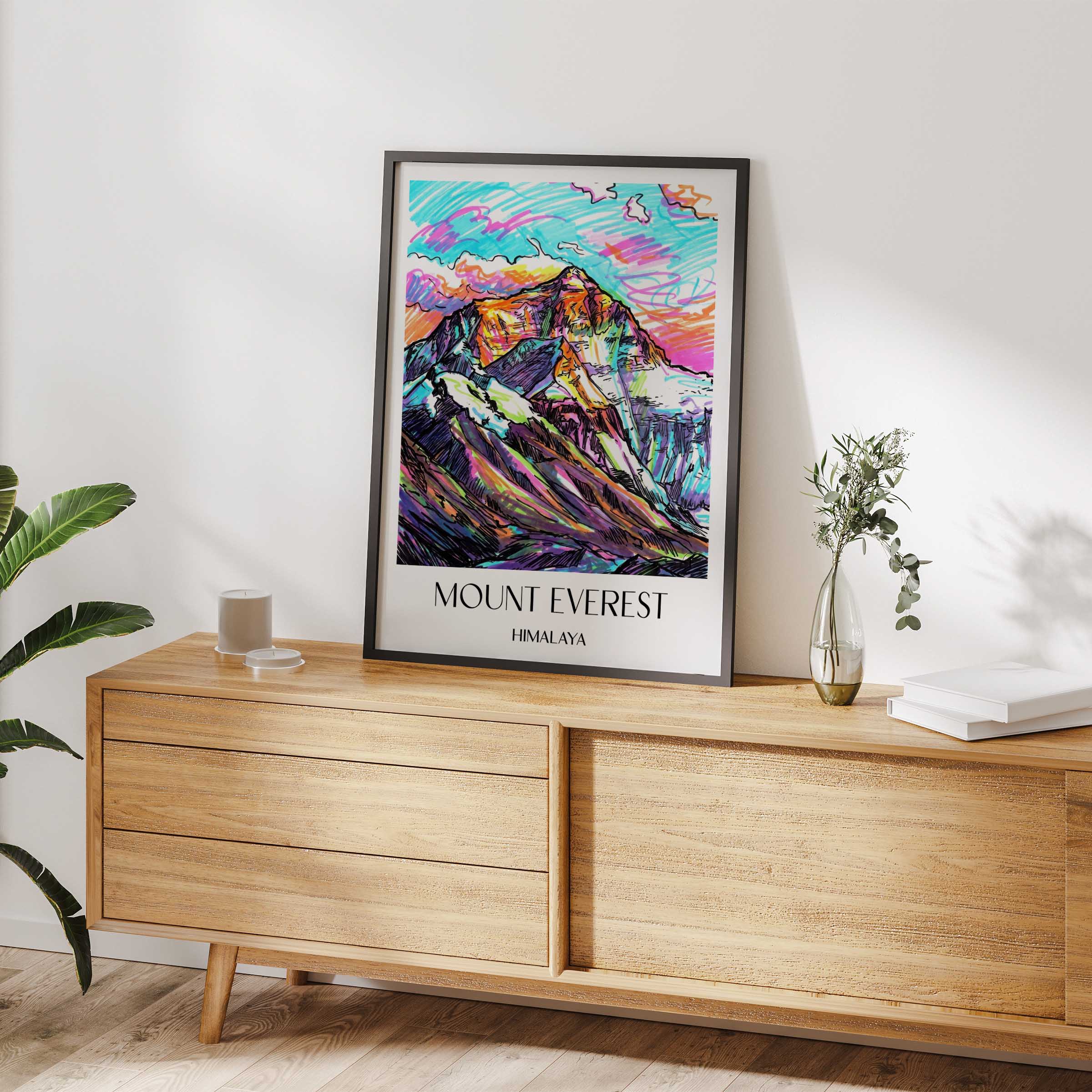 mount-everest-himalaya-poster-graffiti