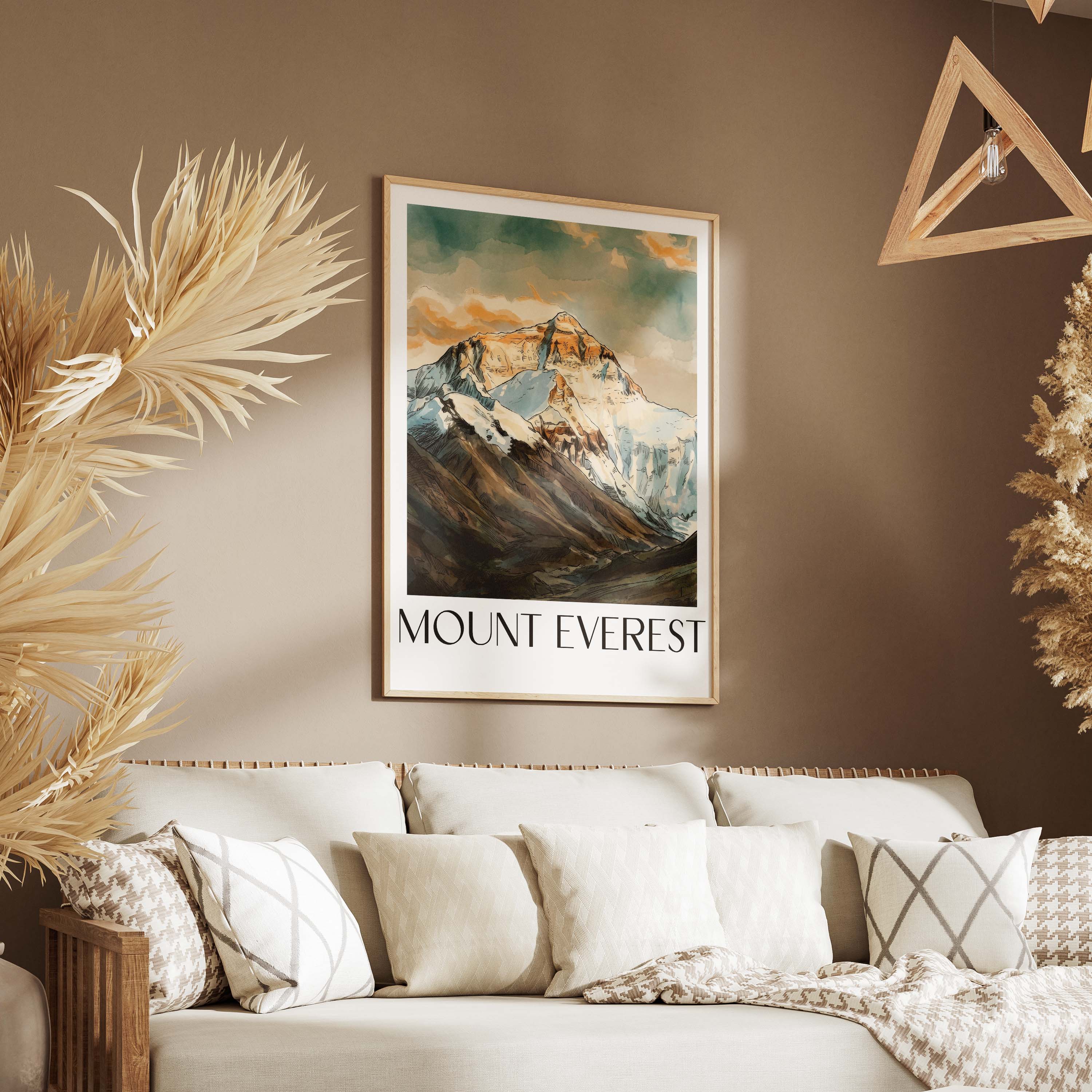 mount-everest-poster-aquarell