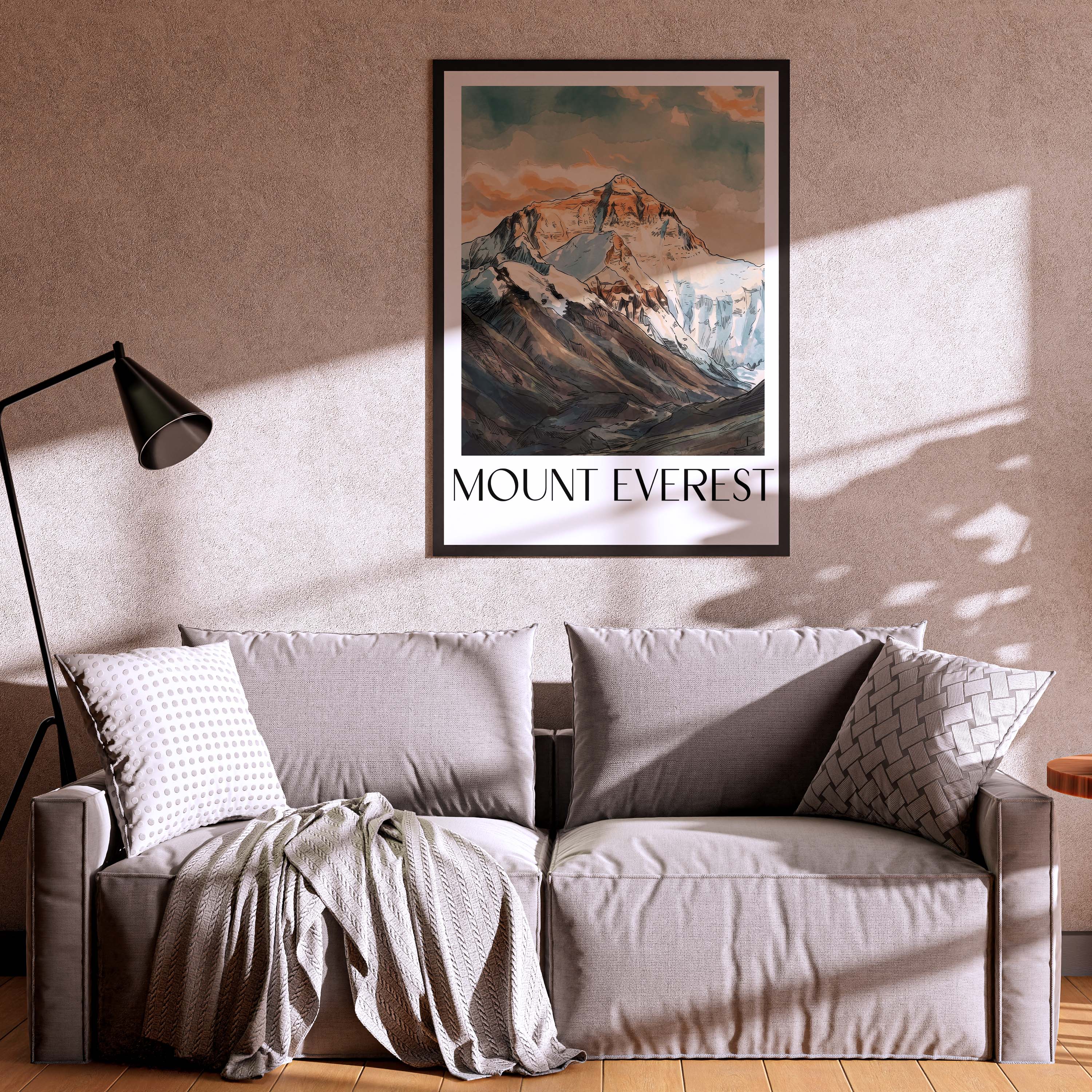 mount-everest-poster-aquarell