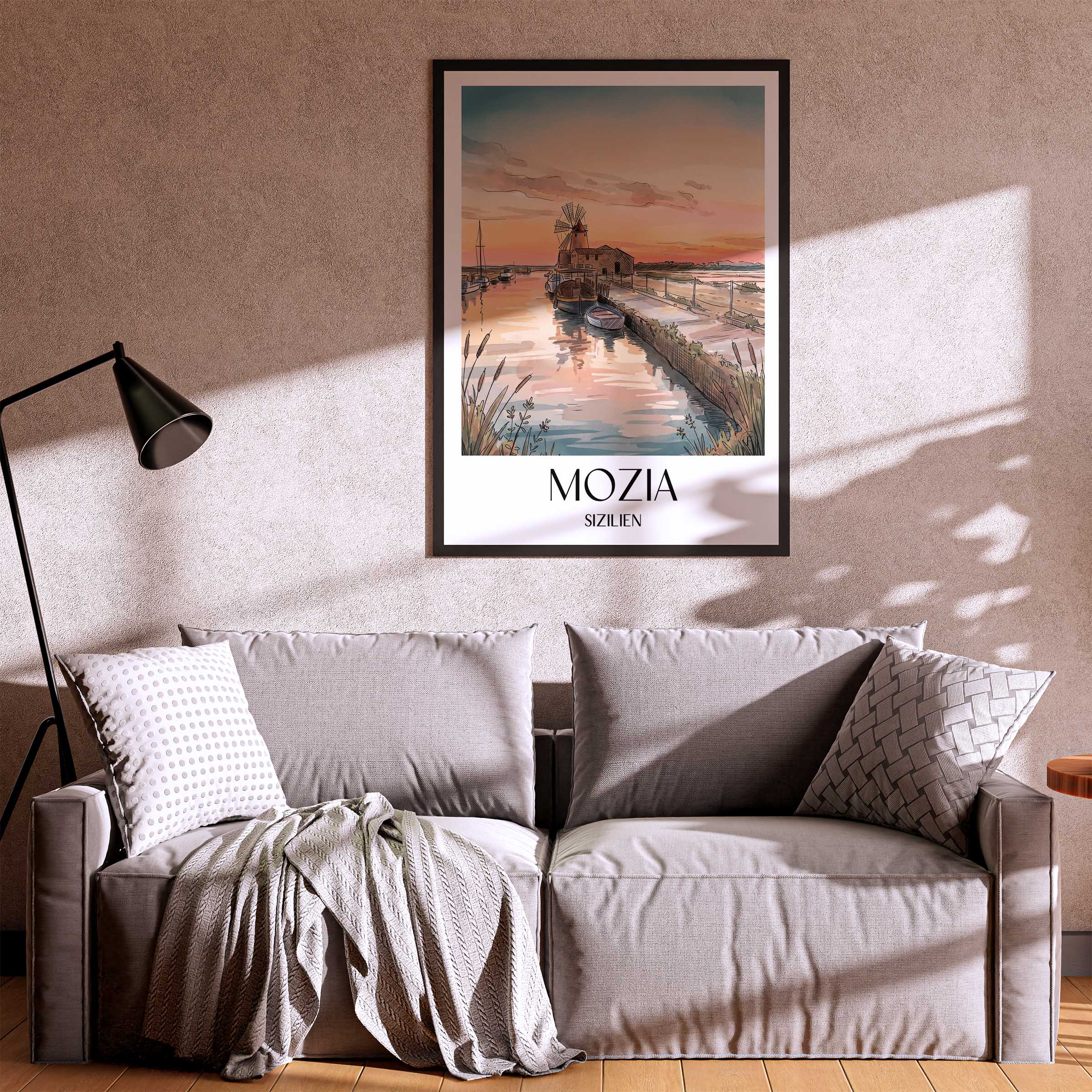 mozia-sizilien-italien-poster-aquarell