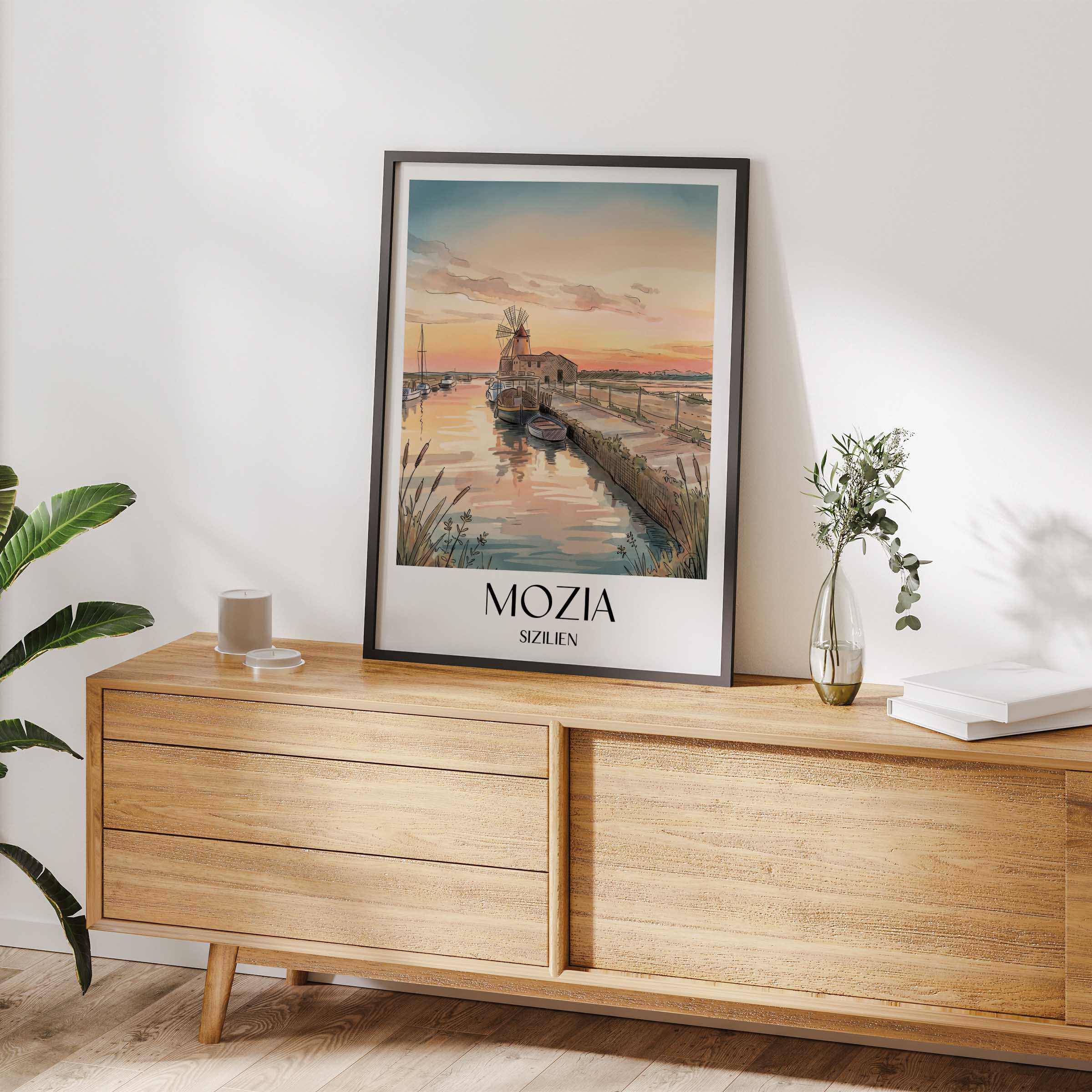 mozia-sizilien-italien-poster-aquarell
