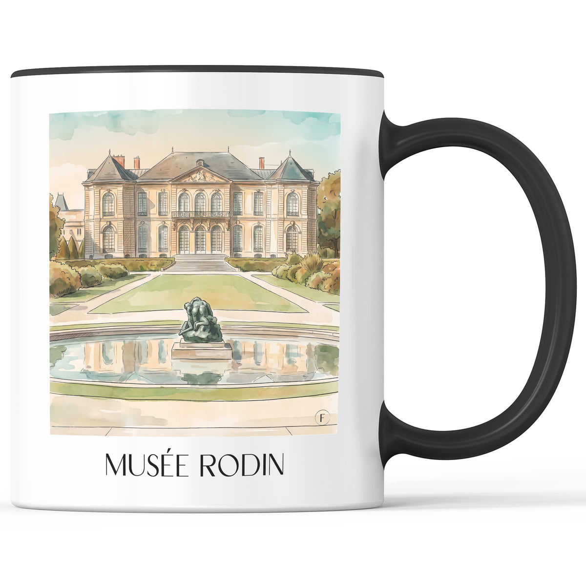 musée-rodin-paris-frankreich-kaffeebecher-aquarell