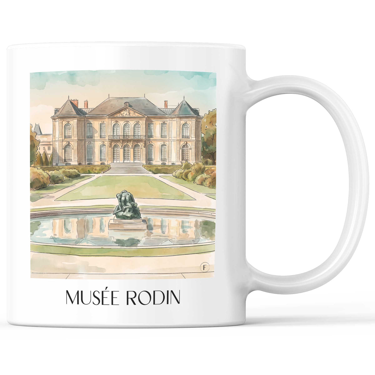 musée-rodin-paris-frankreich-kaffeebecher-aquarell