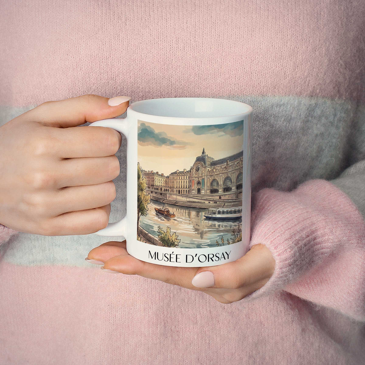 musée-d’orsay-paris-frankreich-kaffeebecher-aquarell